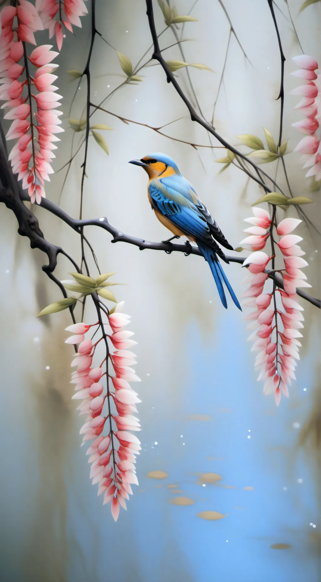 ai character: Tundra danxik  background