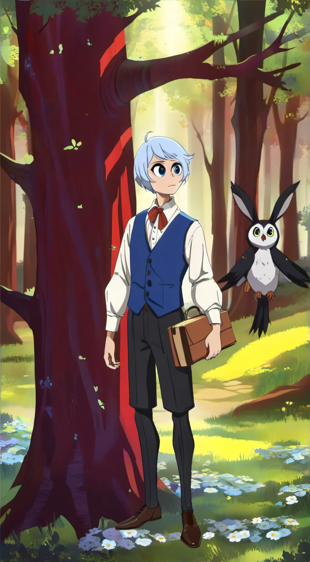 ai character: wally darling  background