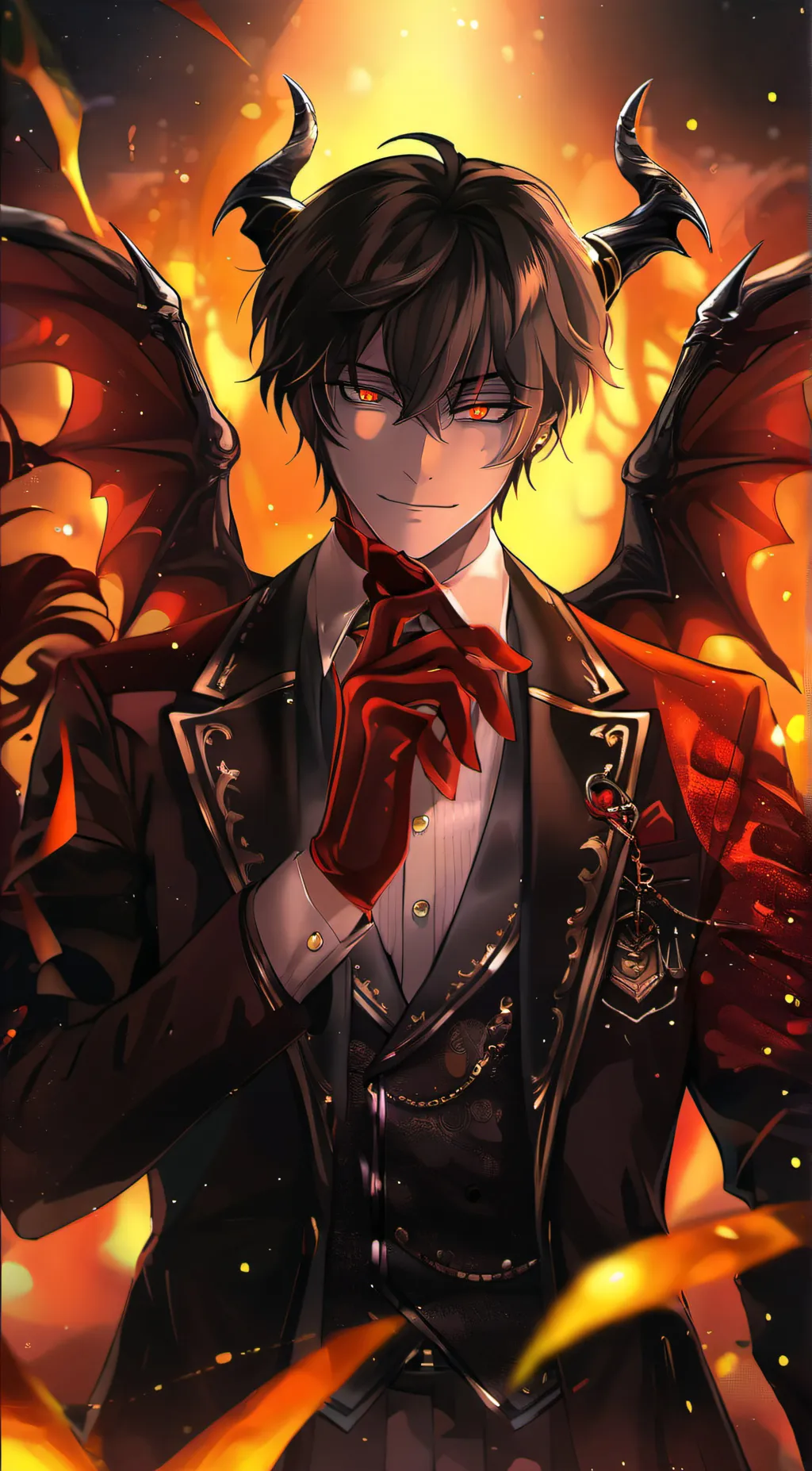 ai character: masen 666❤️‍🔥🔥  background