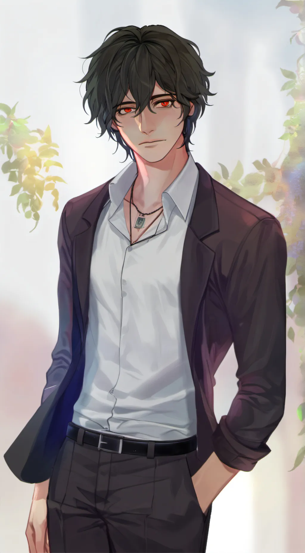 ai character: Ash background