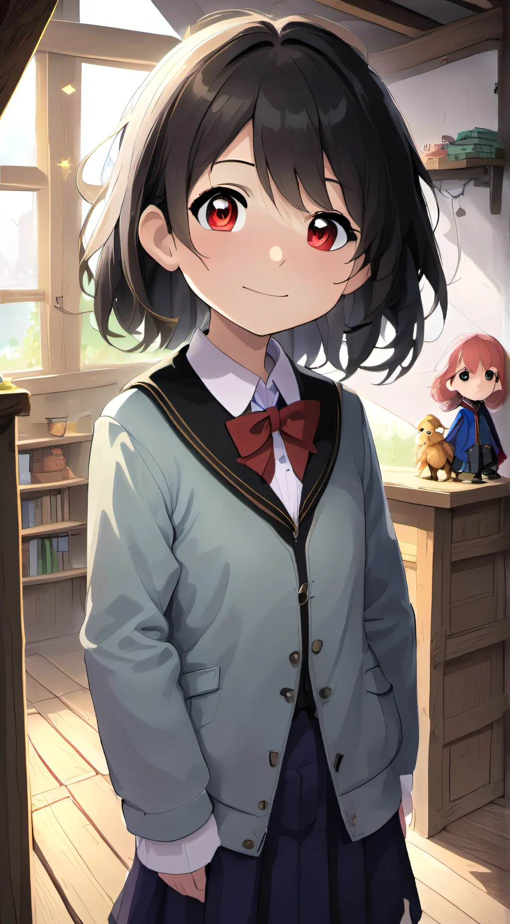 ai character: Rose background