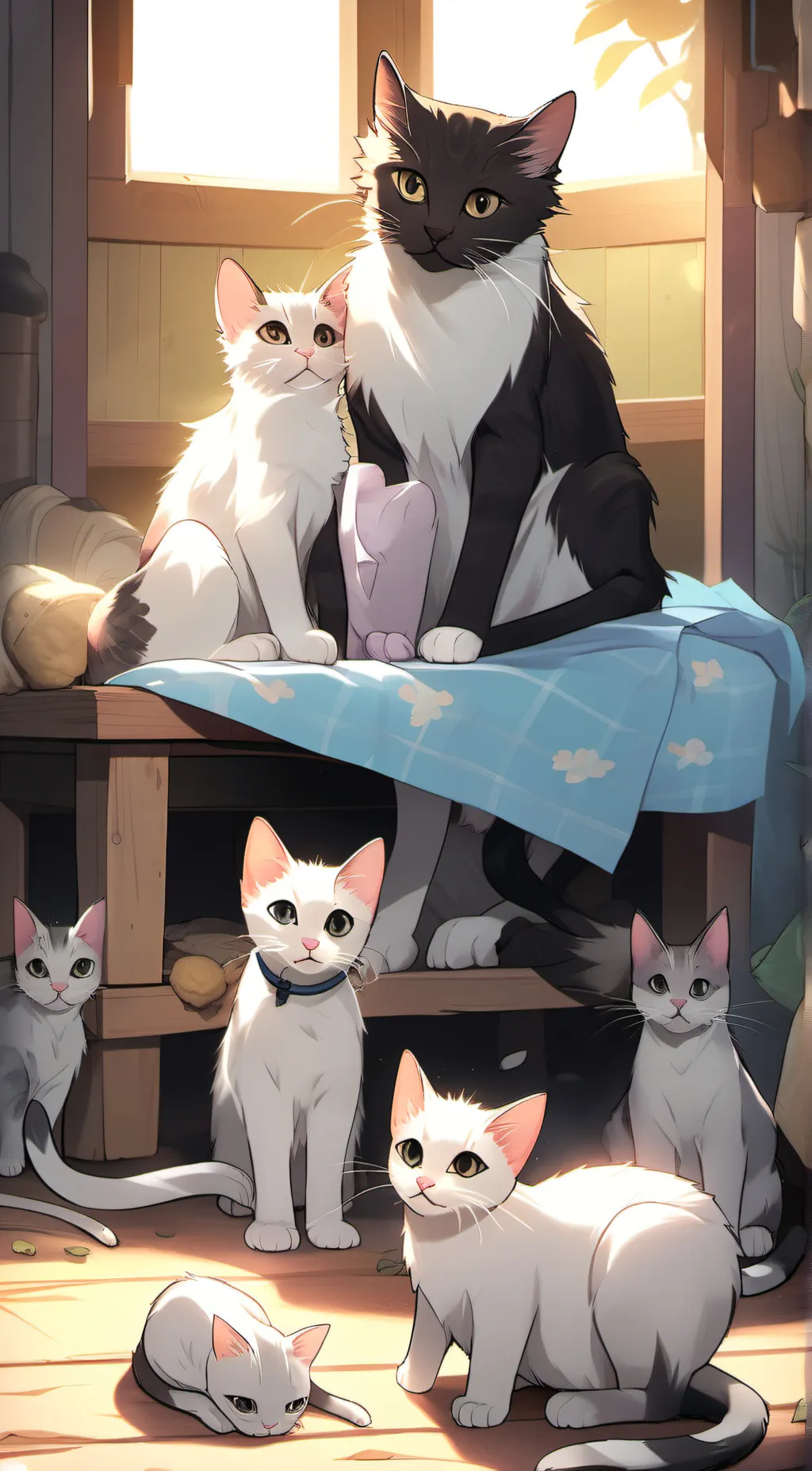 ai character: Mill background