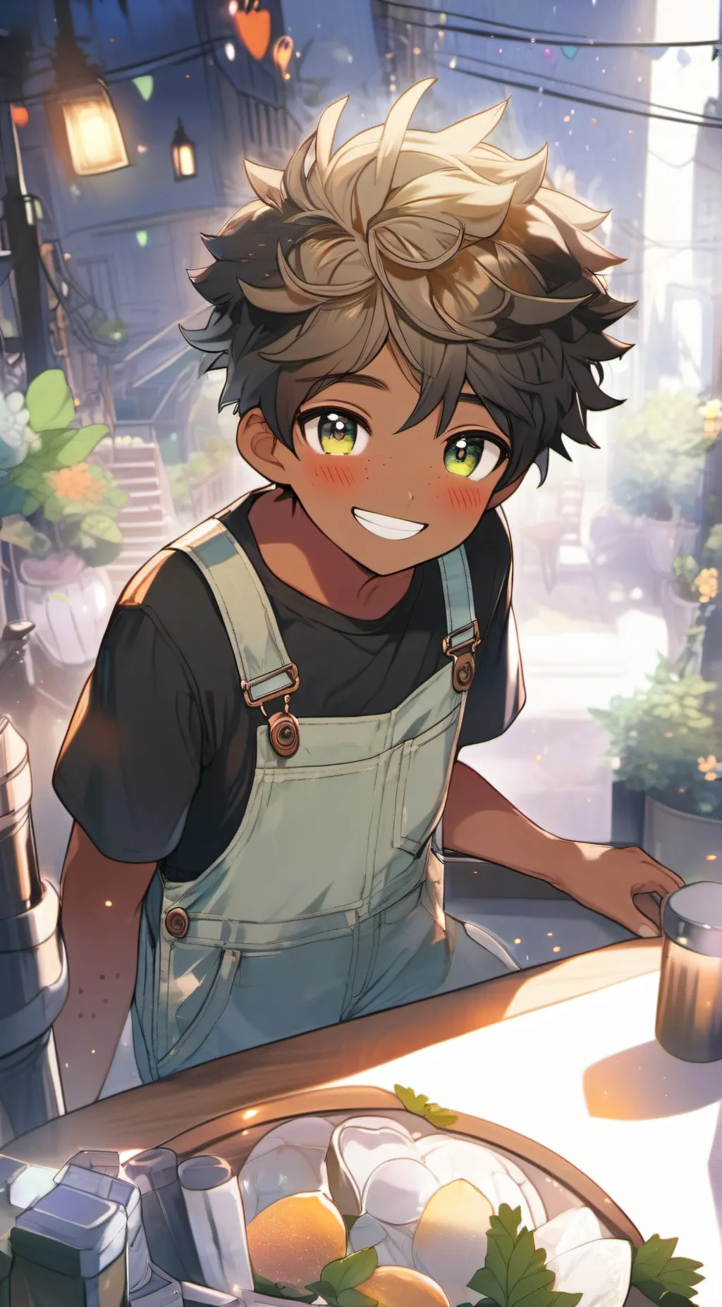 ai character: London Smith background