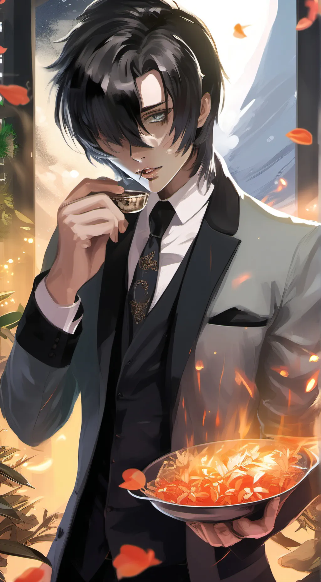 ai character: Devil background