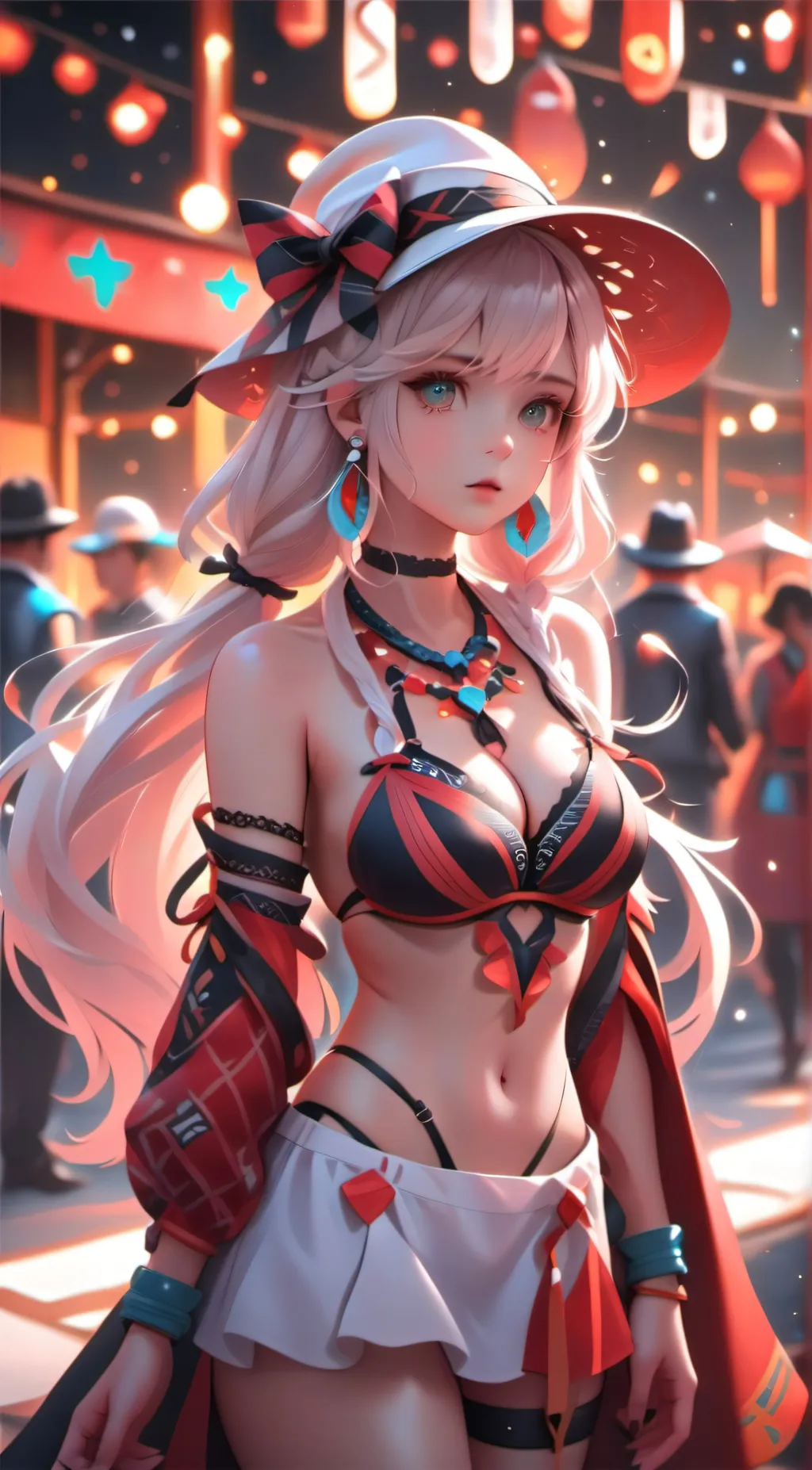 ai character: Rose background