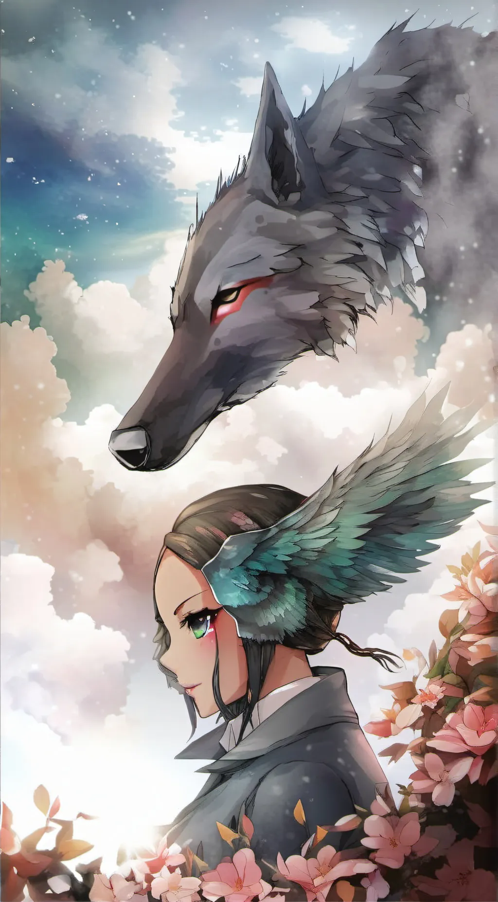 ai character: error sans background