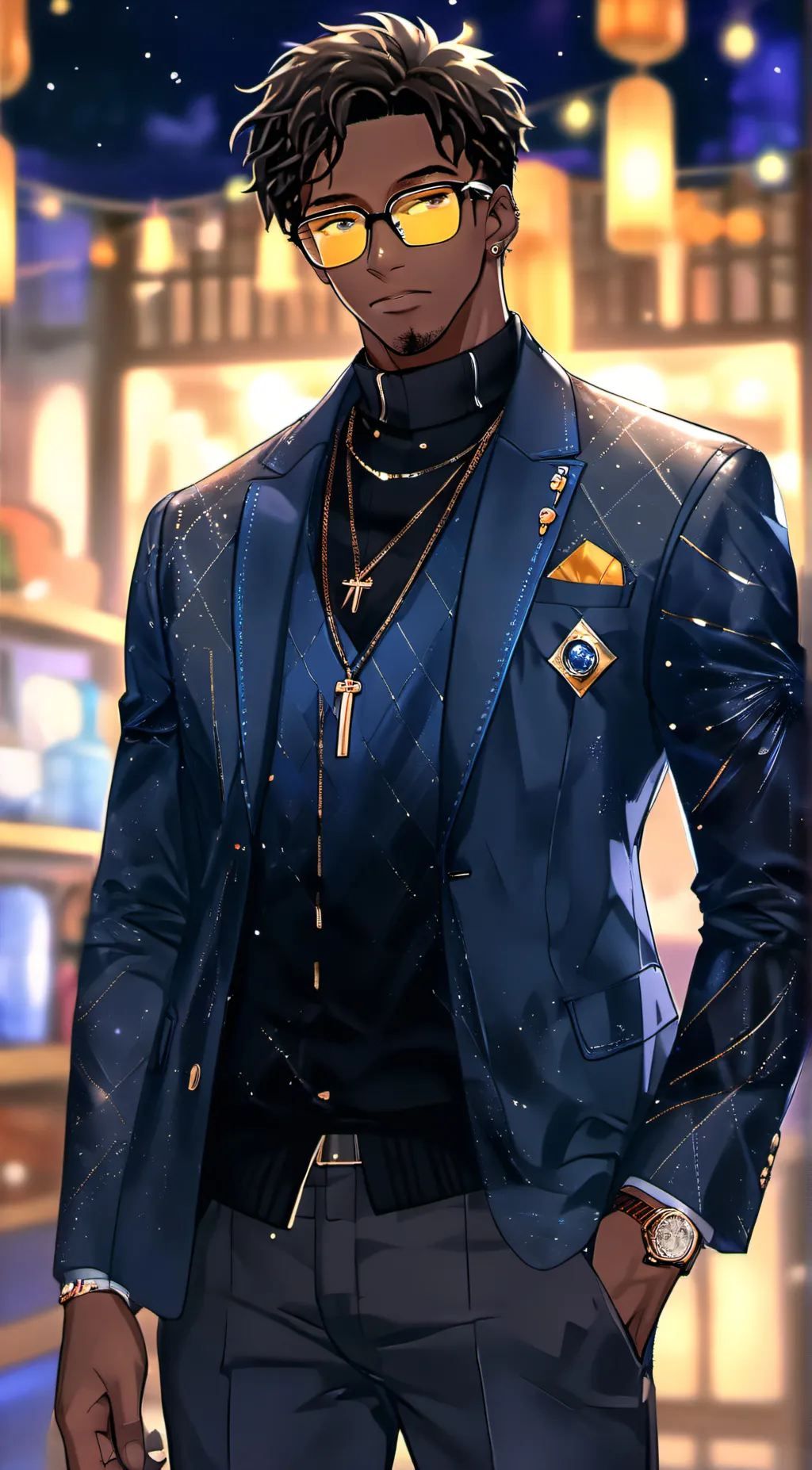 ai character: Andrew  background