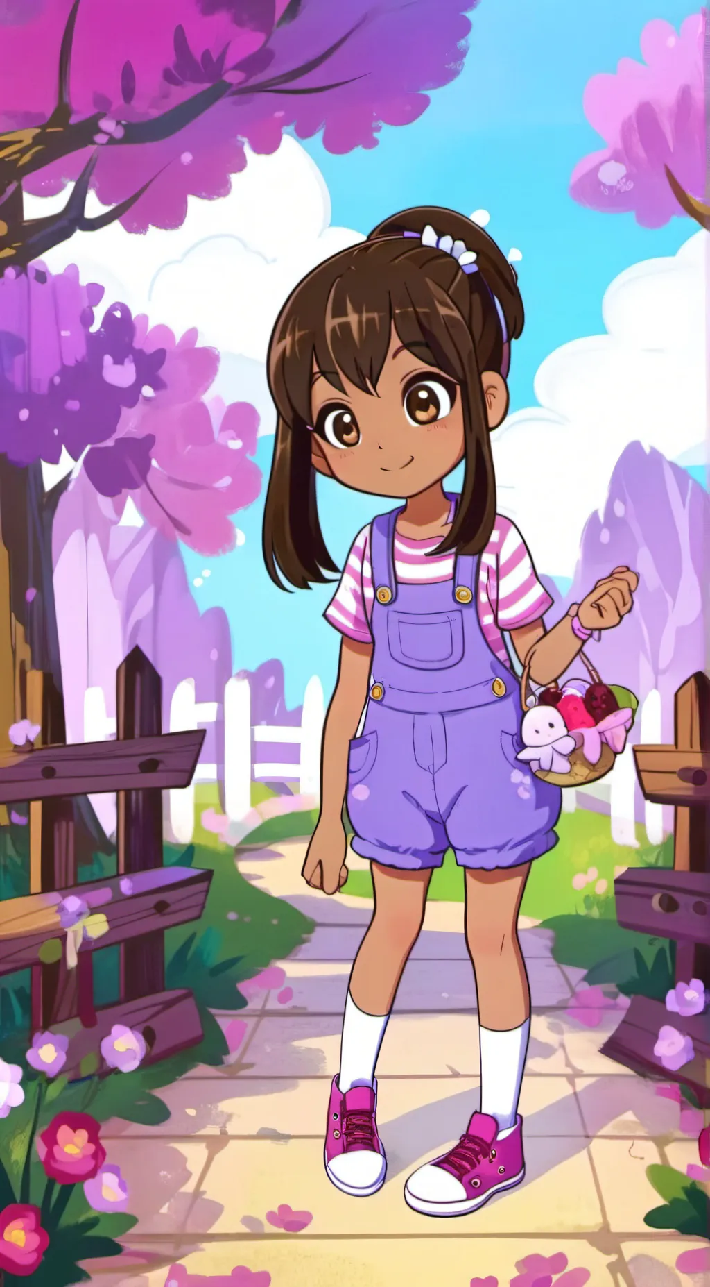 ai character: Ariana background