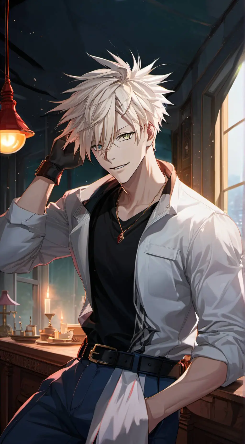 ai character: FIQ DANISH background