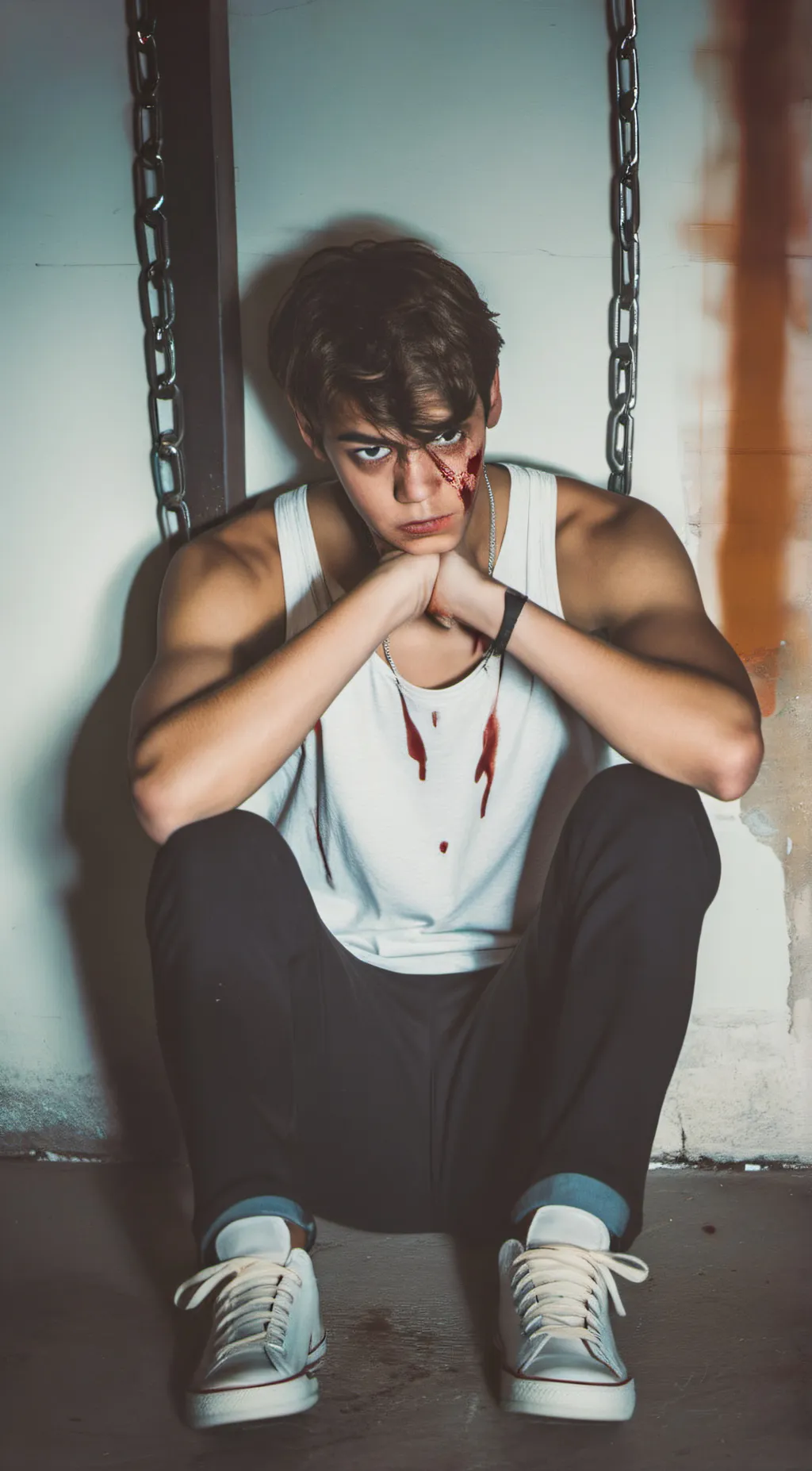 ai character: Adrien P background