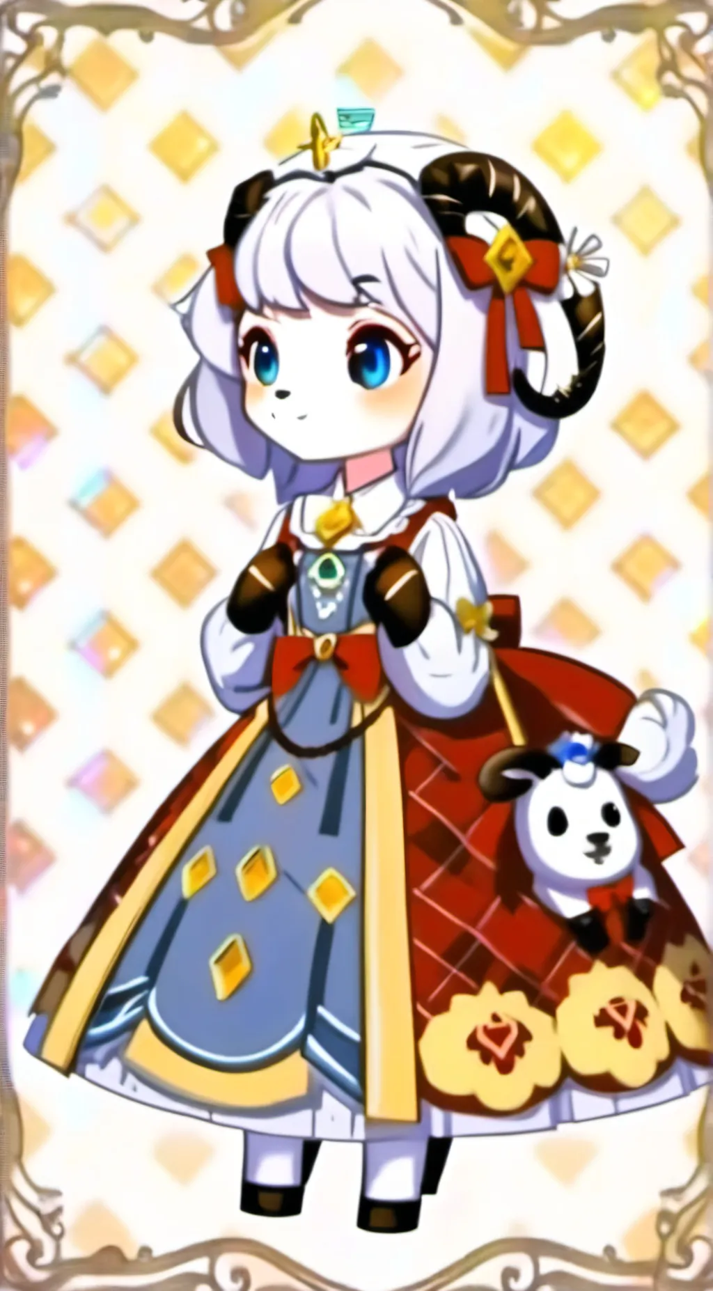 ai character: Sha the Sheep background