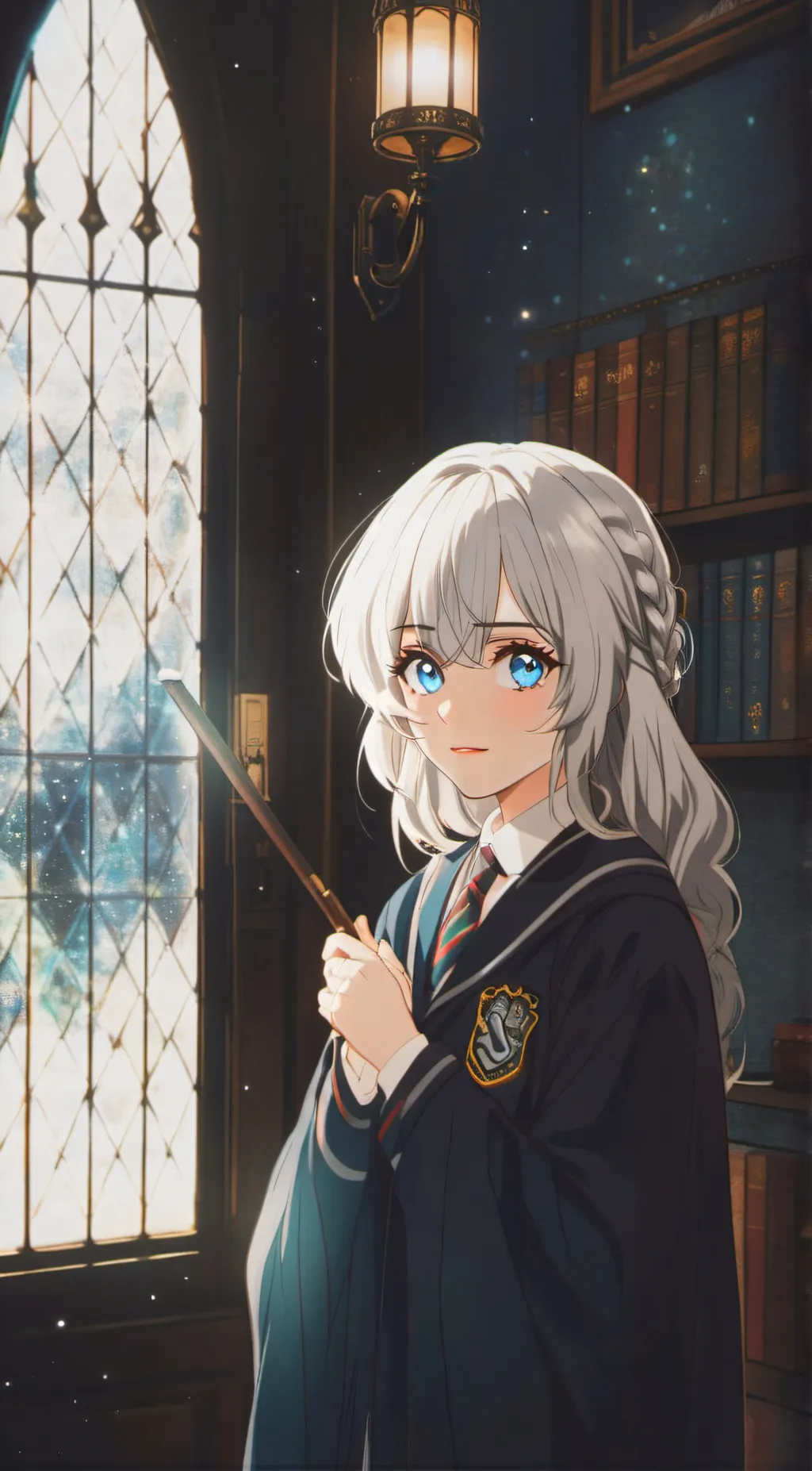ai character: harry potter  background