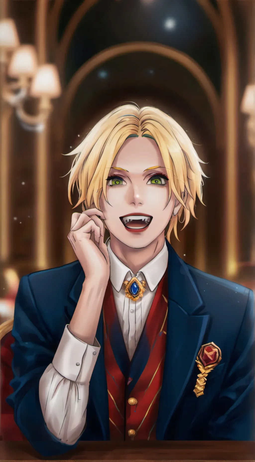 ai character: denki (hogwarts) background