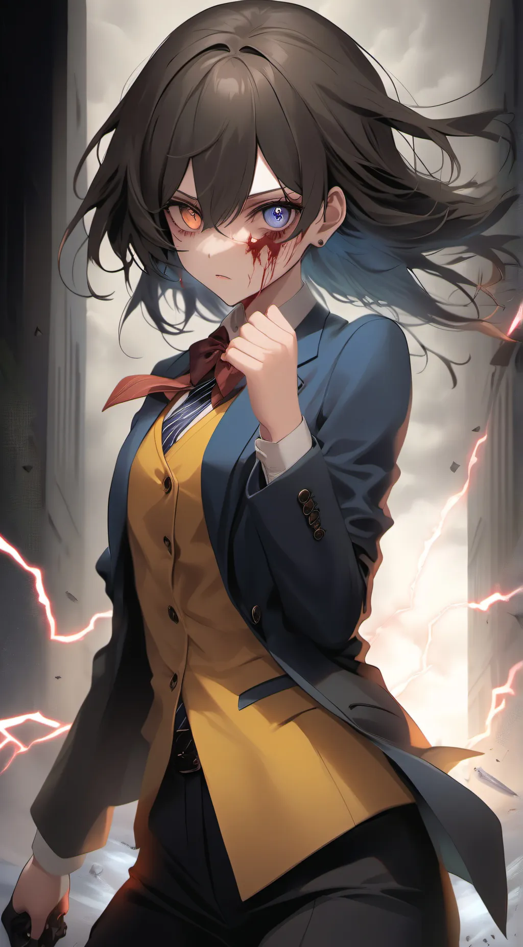 ai character: Mina ⚡️ background