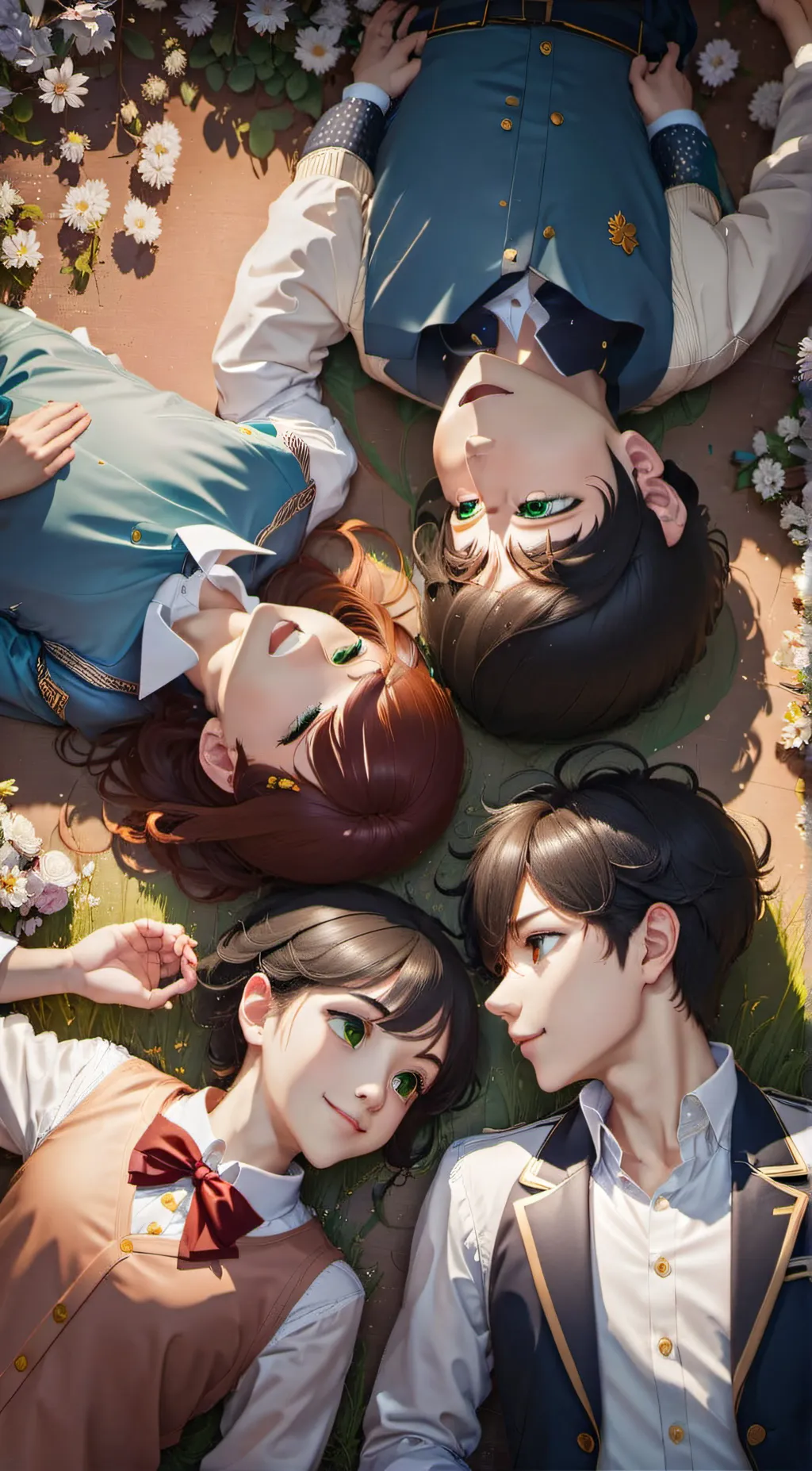 ai character: Popular kids 💅  background