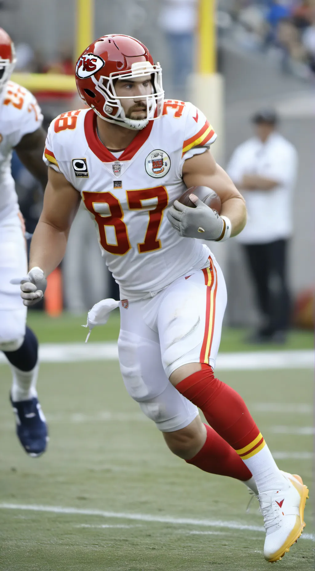 ai character: Travis Kelce background