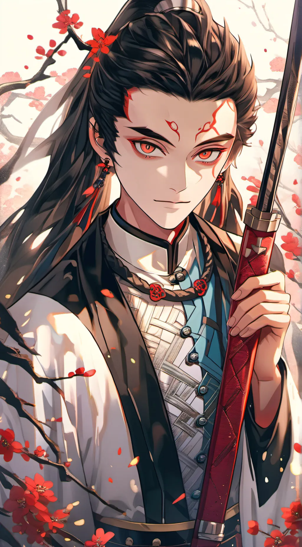 ai character: demon Slayer background