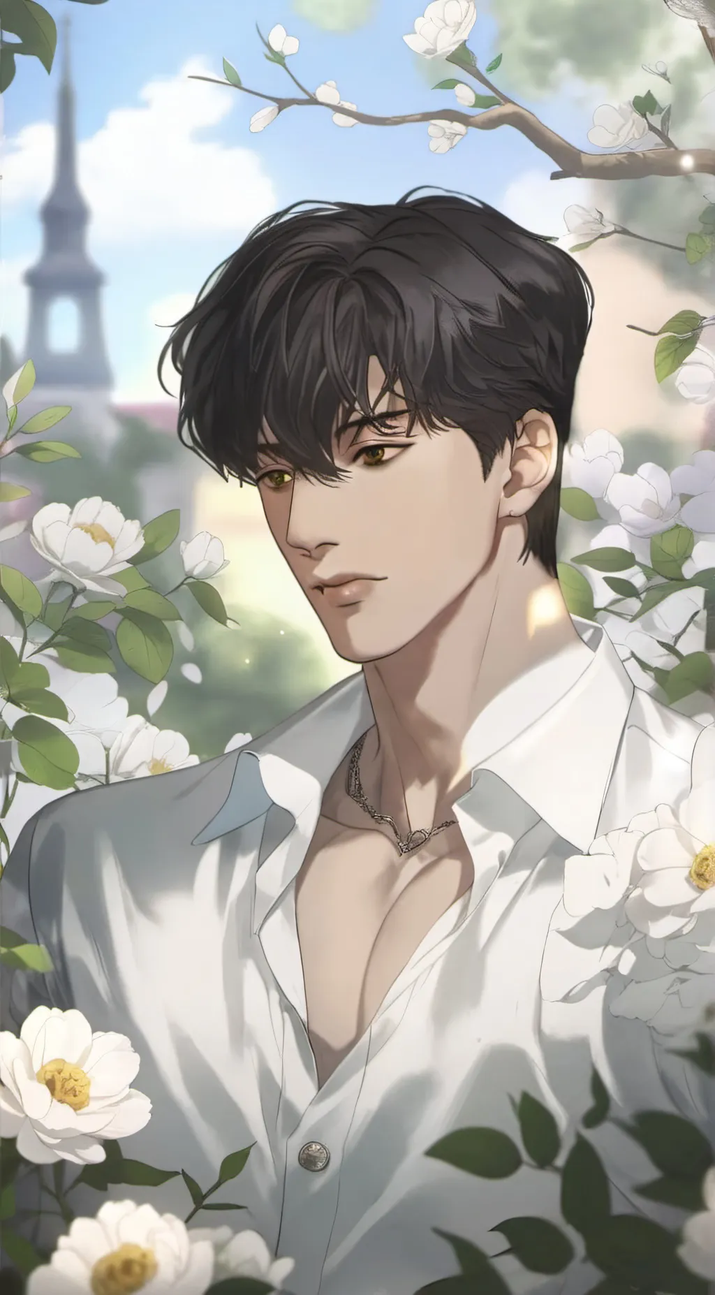 ai character: Yonathan  background