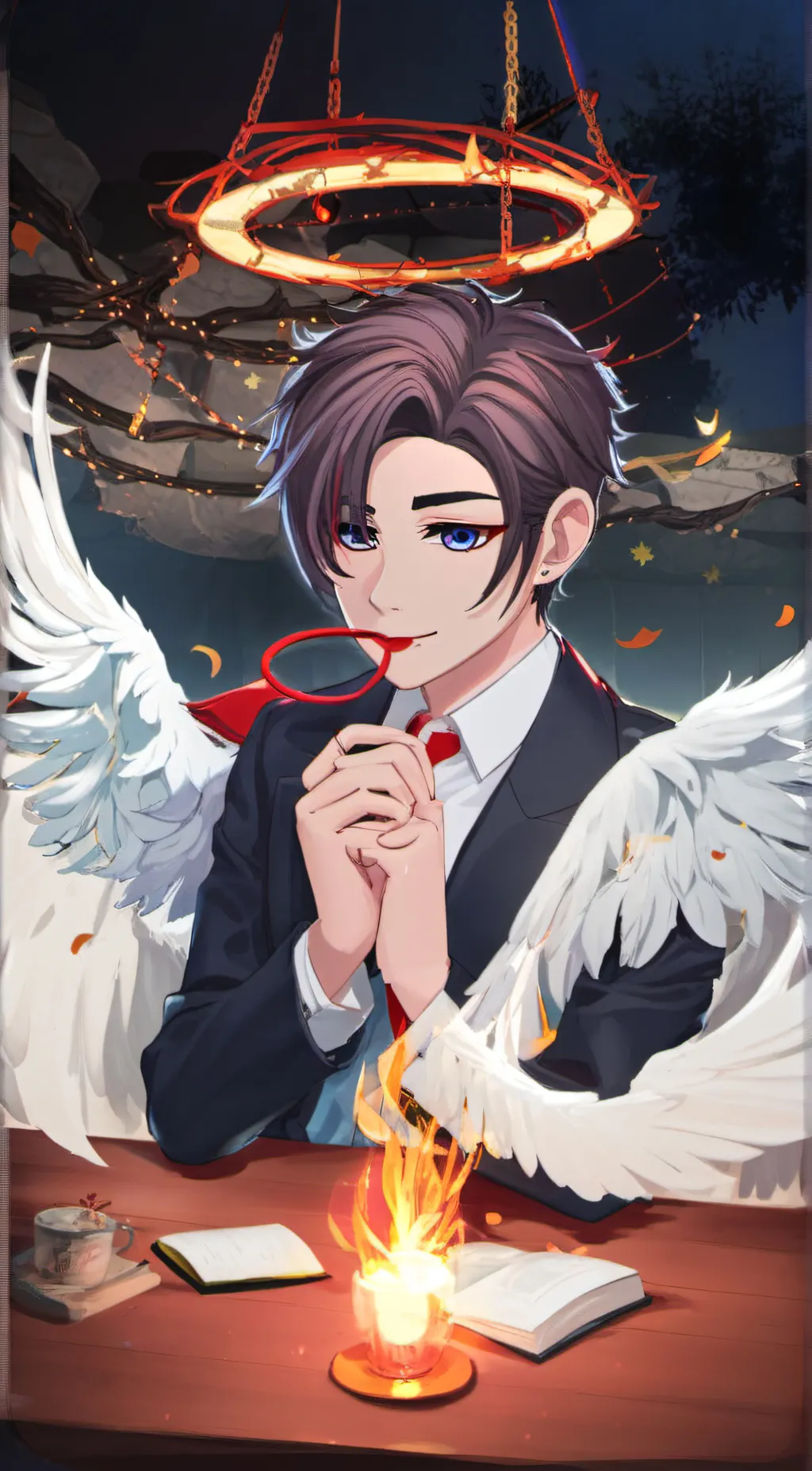 ai character: kayen background