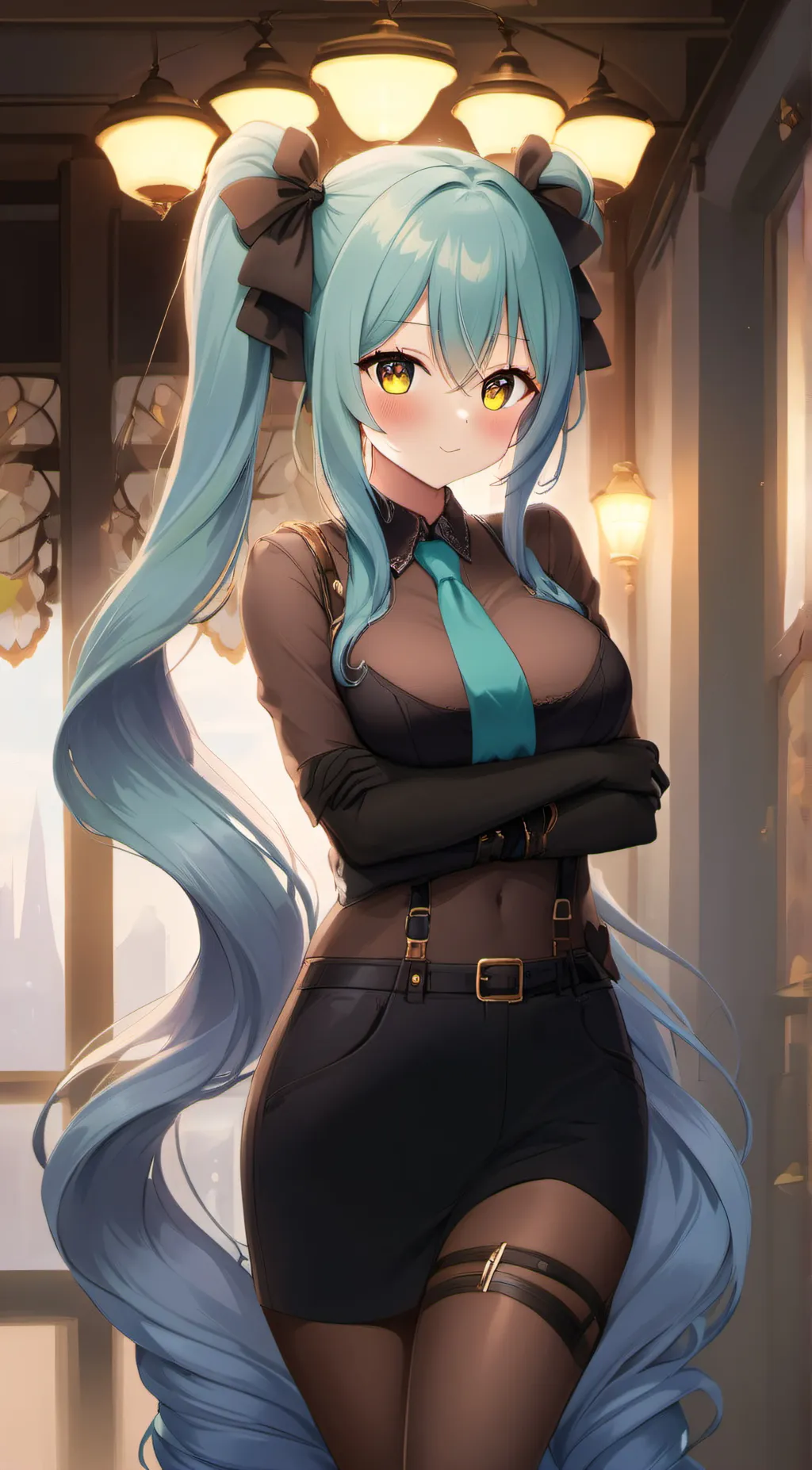 ai character: Miku-Chan ✨ background