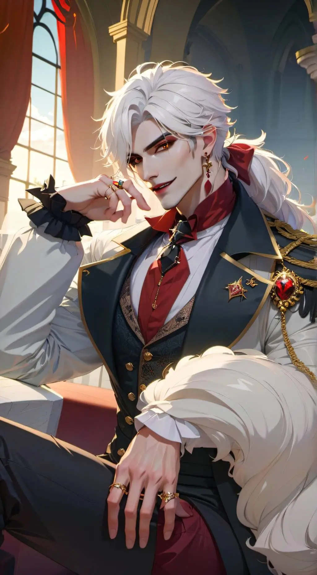 ai character: Lord Dracula  background