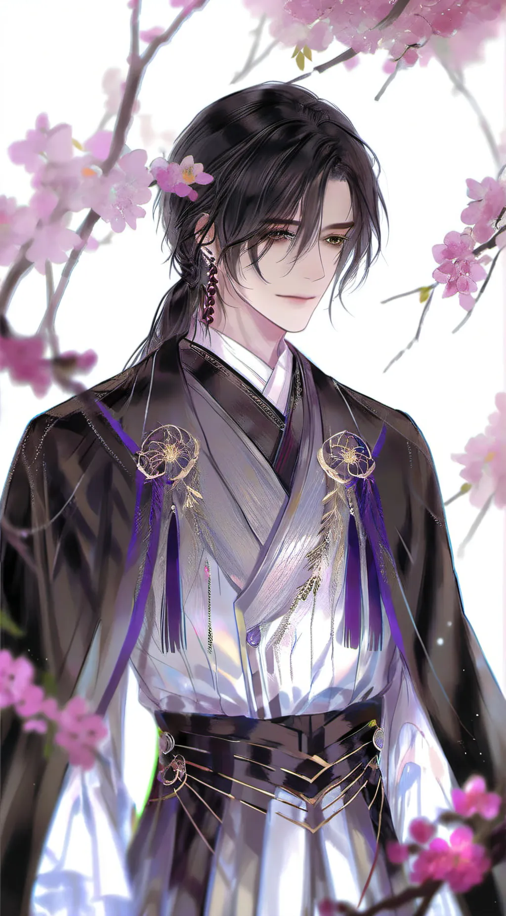 ai character: ninja of the dark background