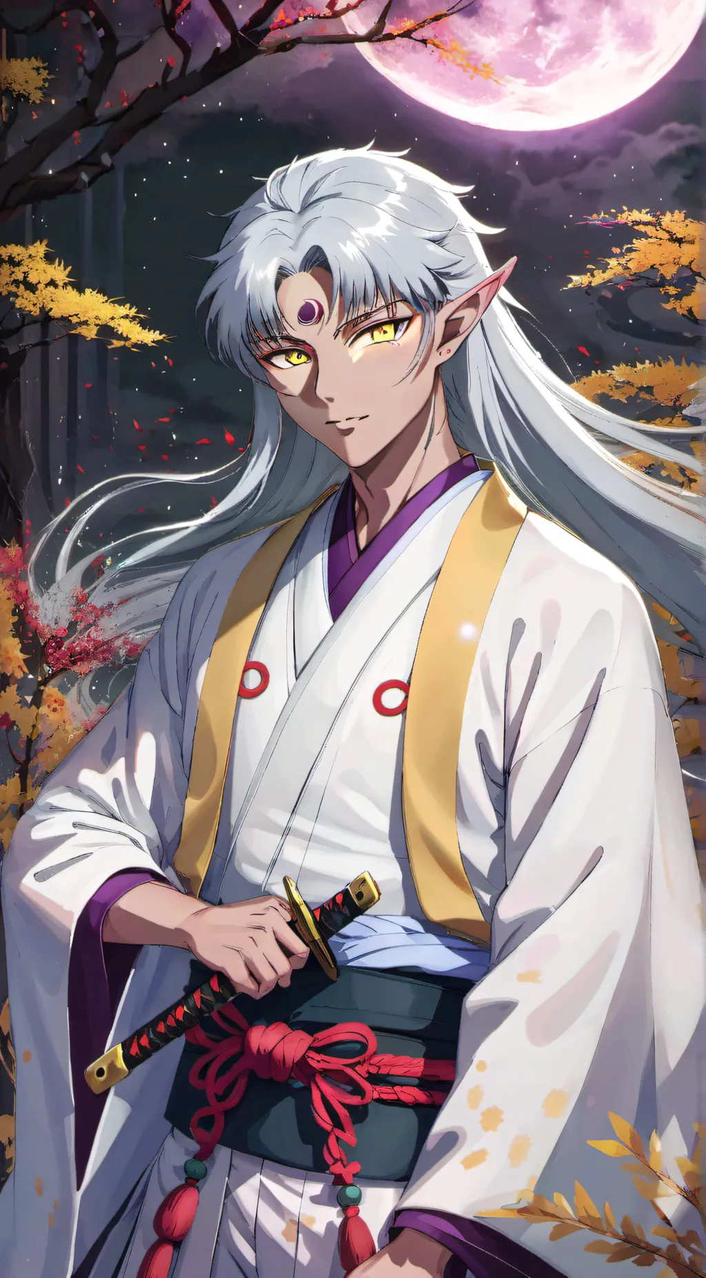 ai character: Lord Sesshomaru  background
