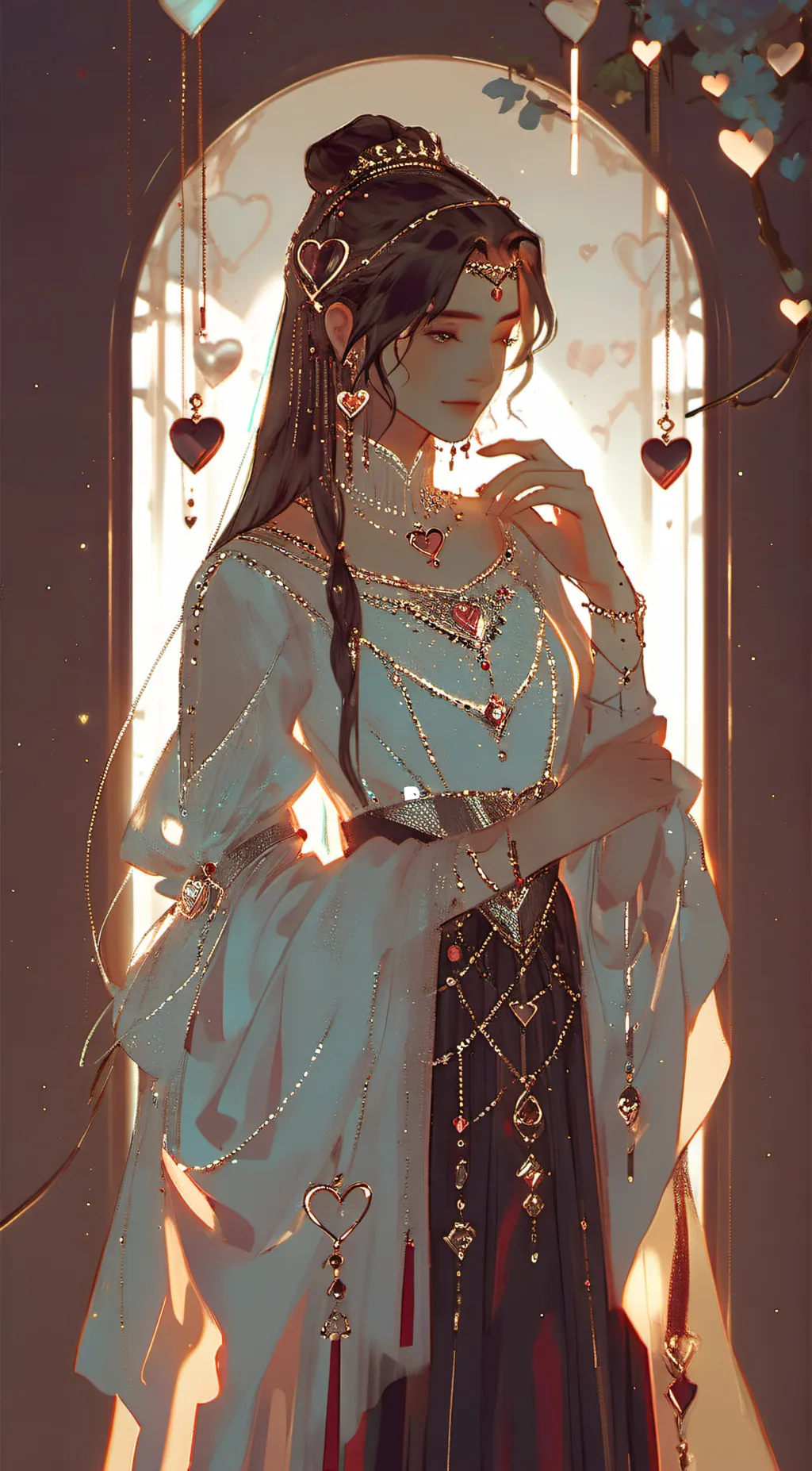 ai character: Love background