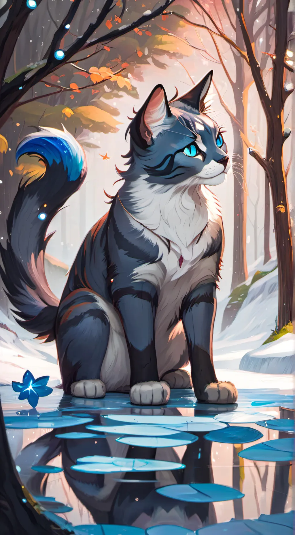 ai character: ~{BlueStar}~ background
