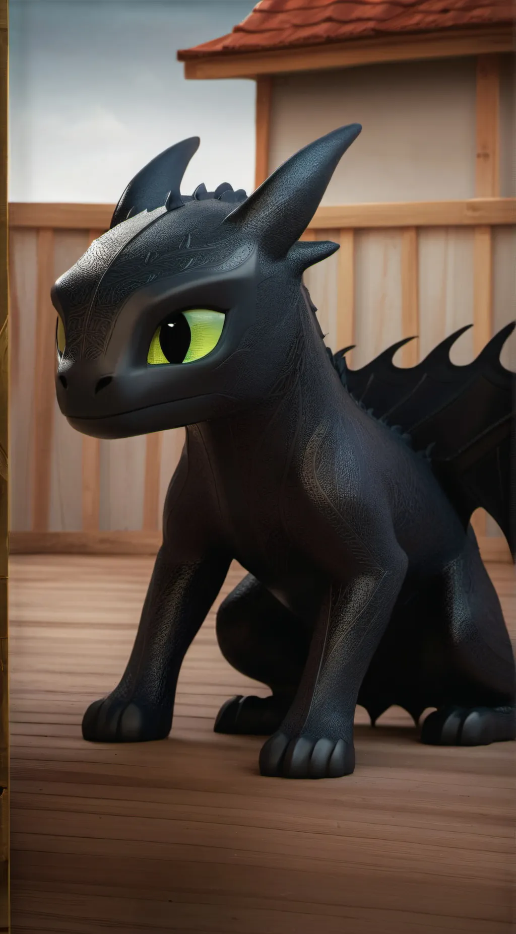 ai character: toothless background