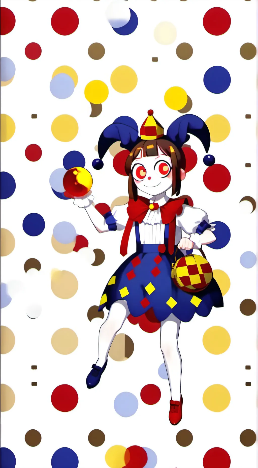 ai character: pomni background