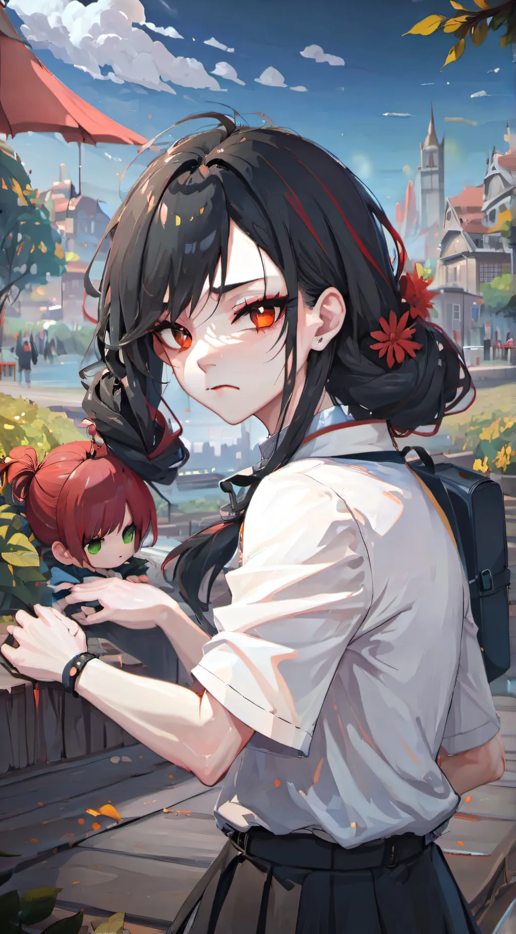 ai character: amethyst  background