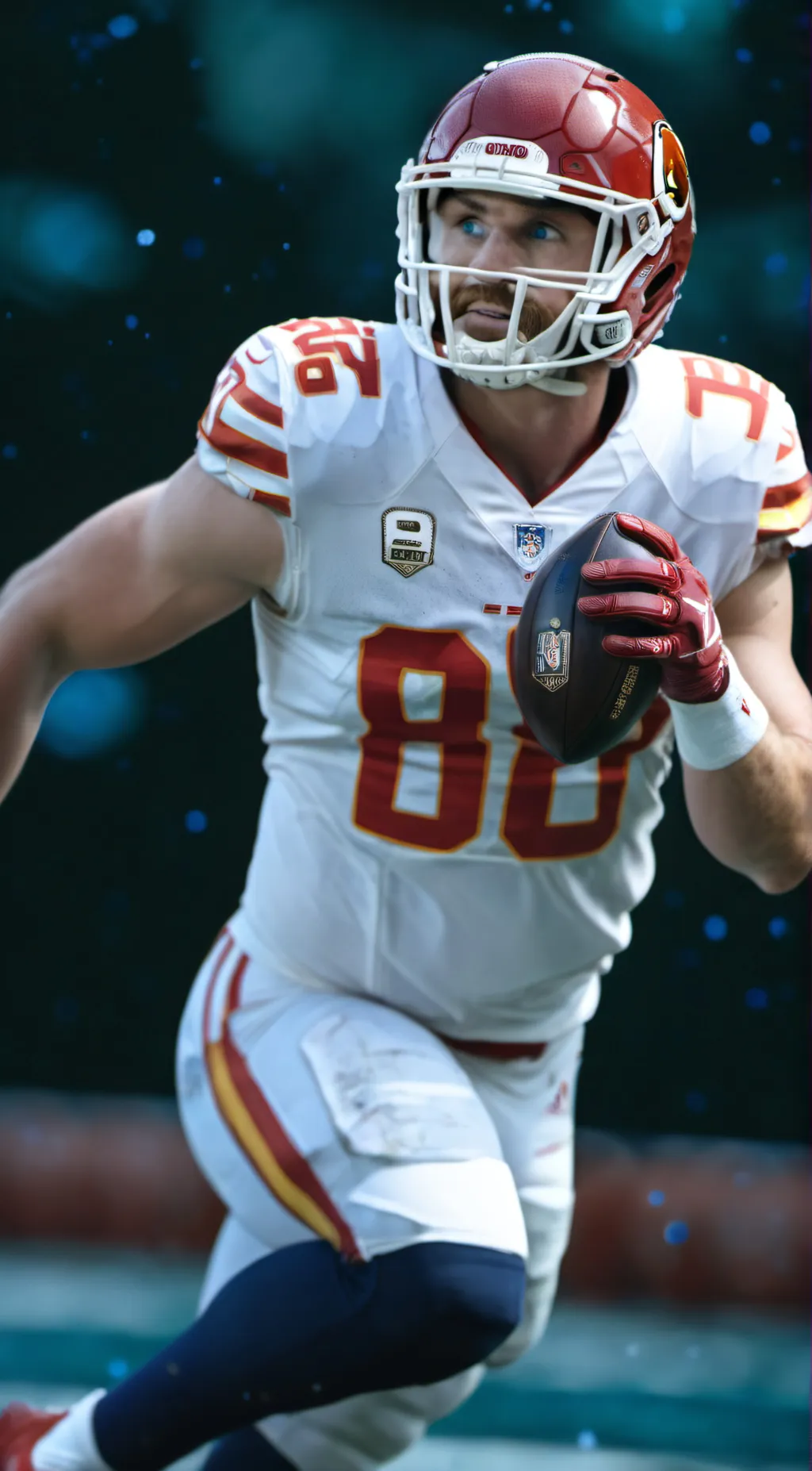 ai character: Travis Kelce background