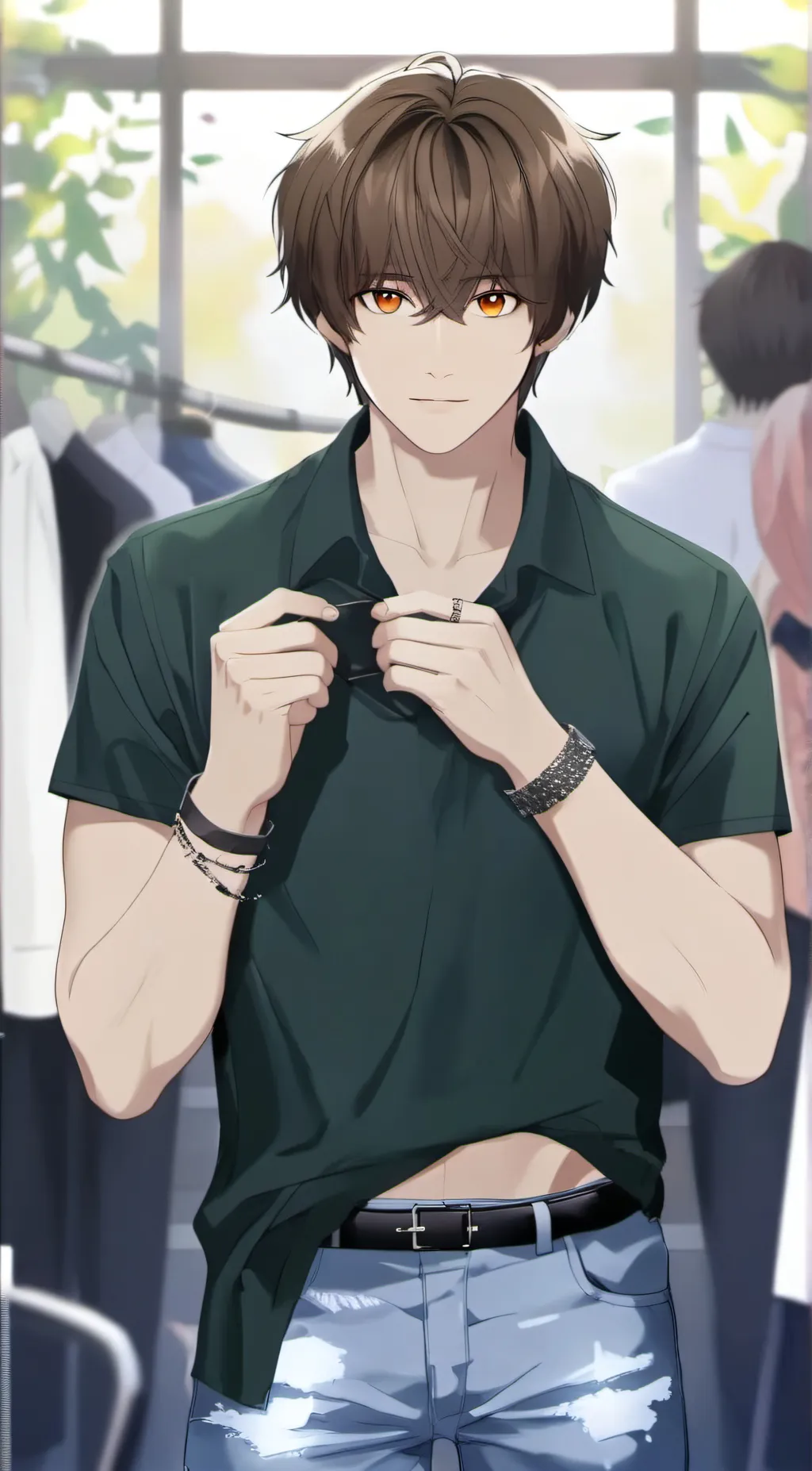 ai character: Evan  background