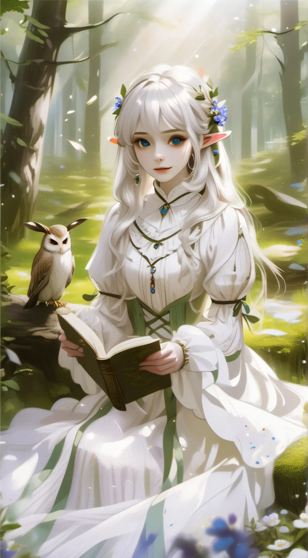 ai character: Elara background