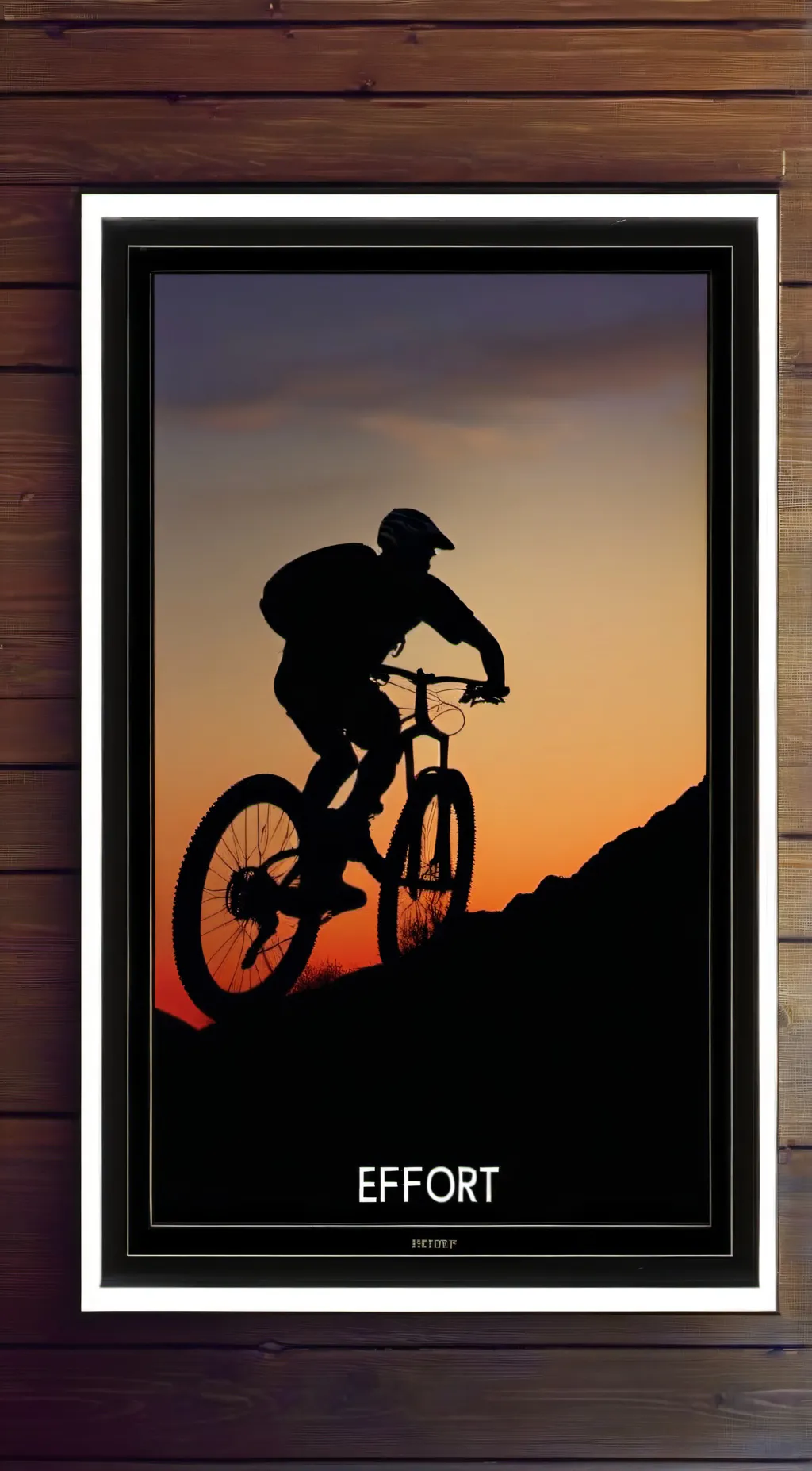 ai character: Motivator Poster background