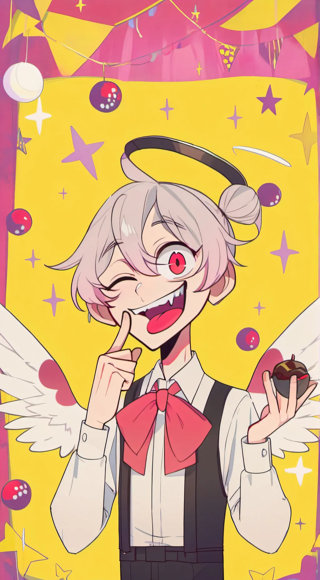 ai character: Angel dust background