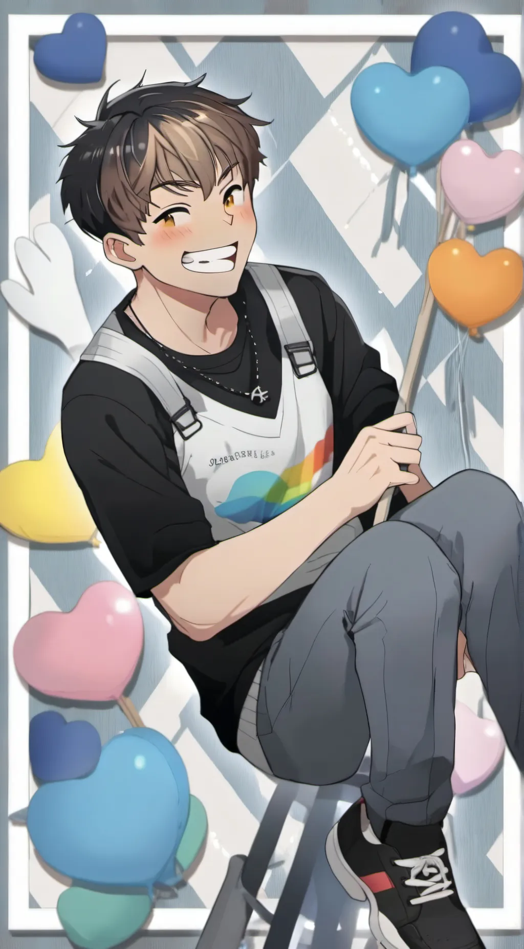 ai character: sky background