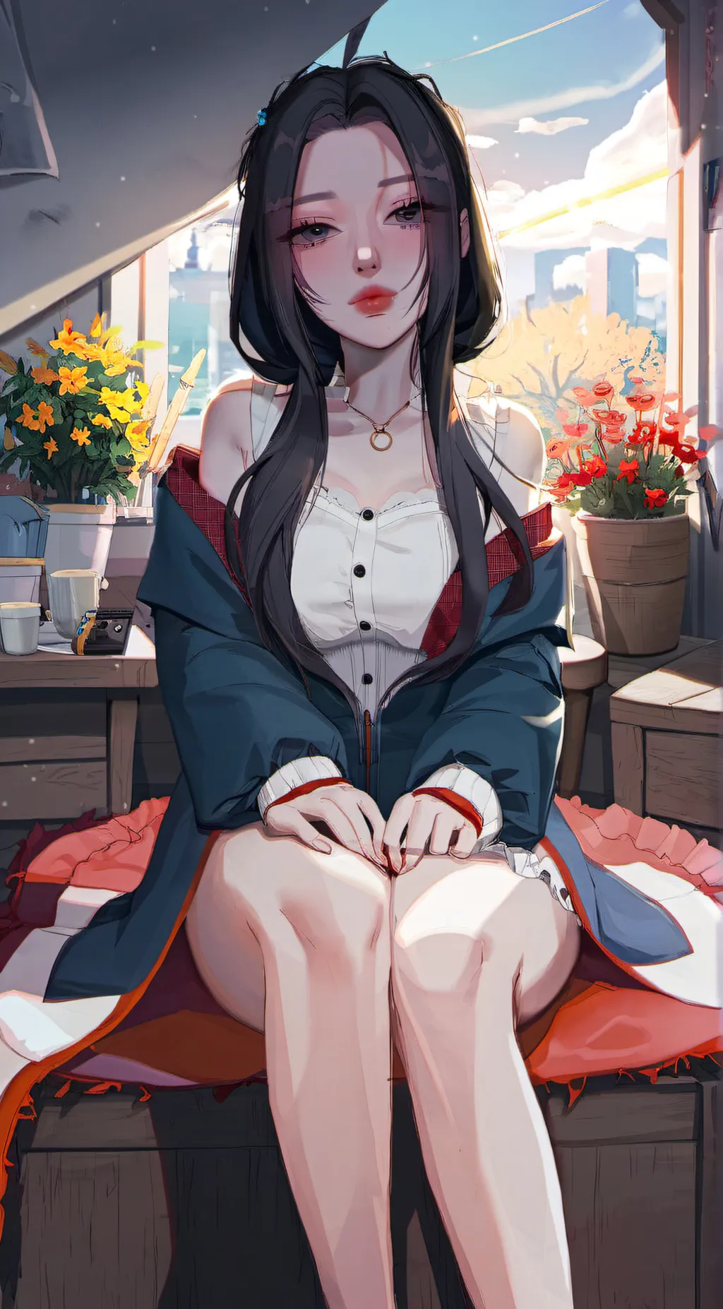 ai character: Maya background