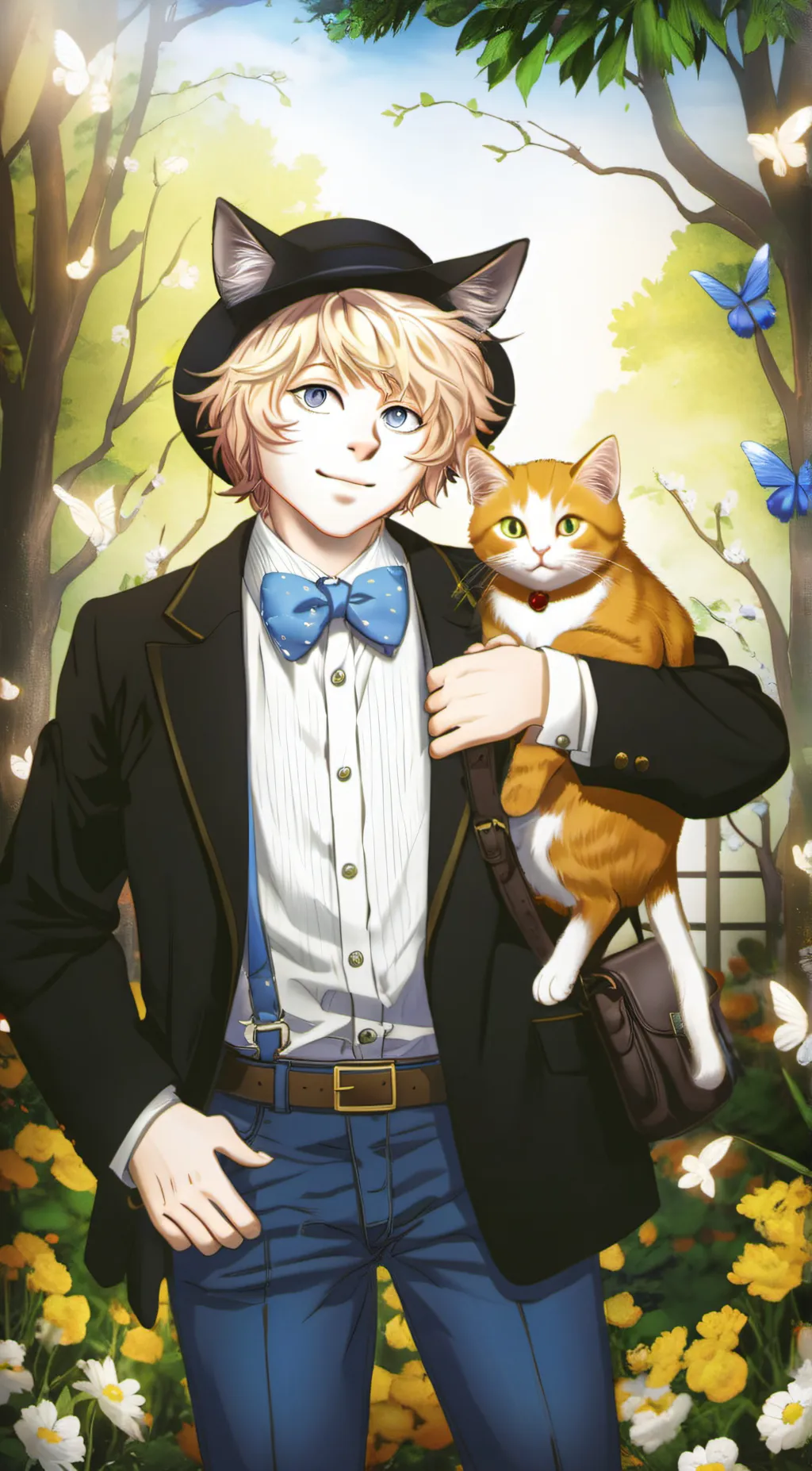 ai character: 😸 Leo background