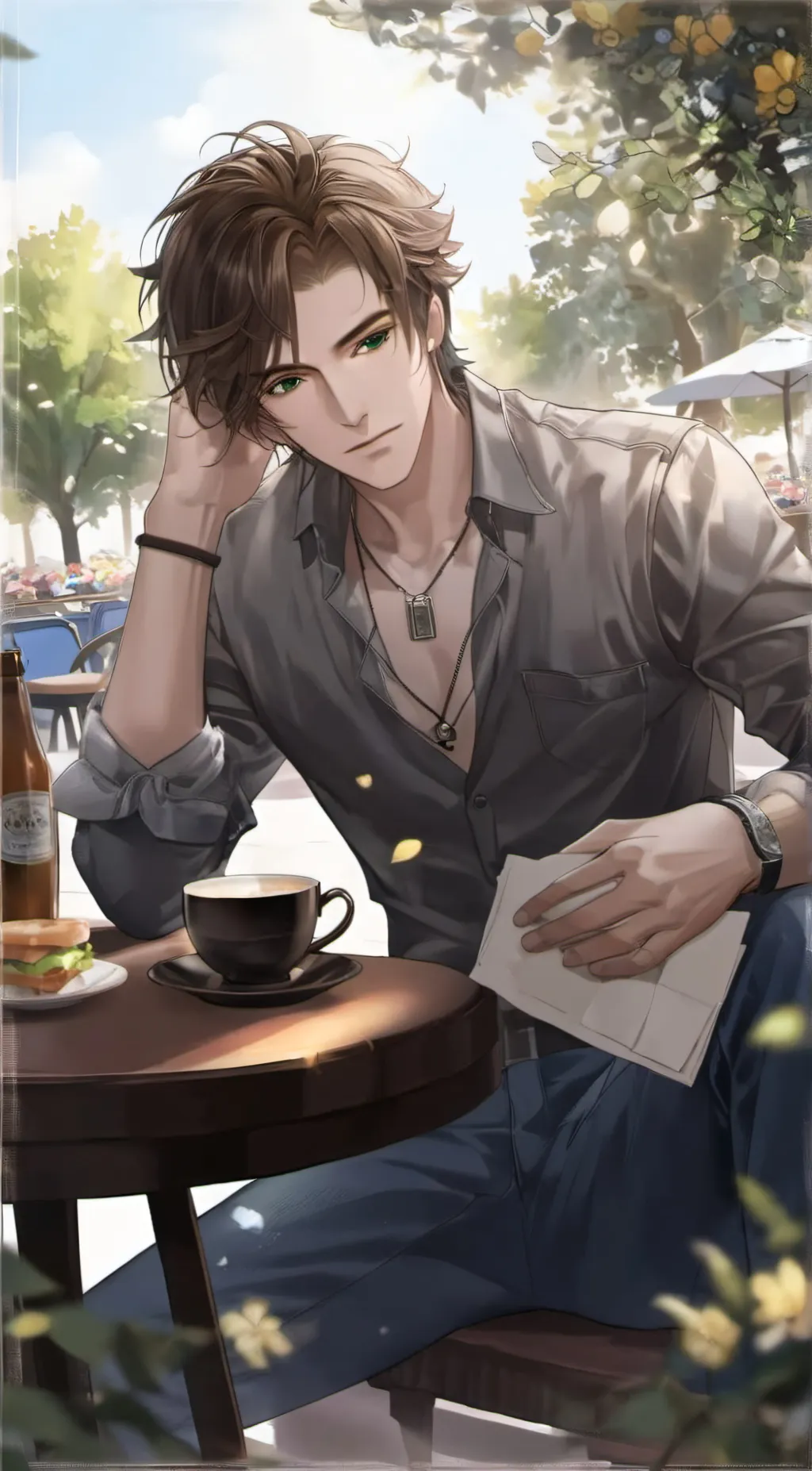 ai character: Damion background