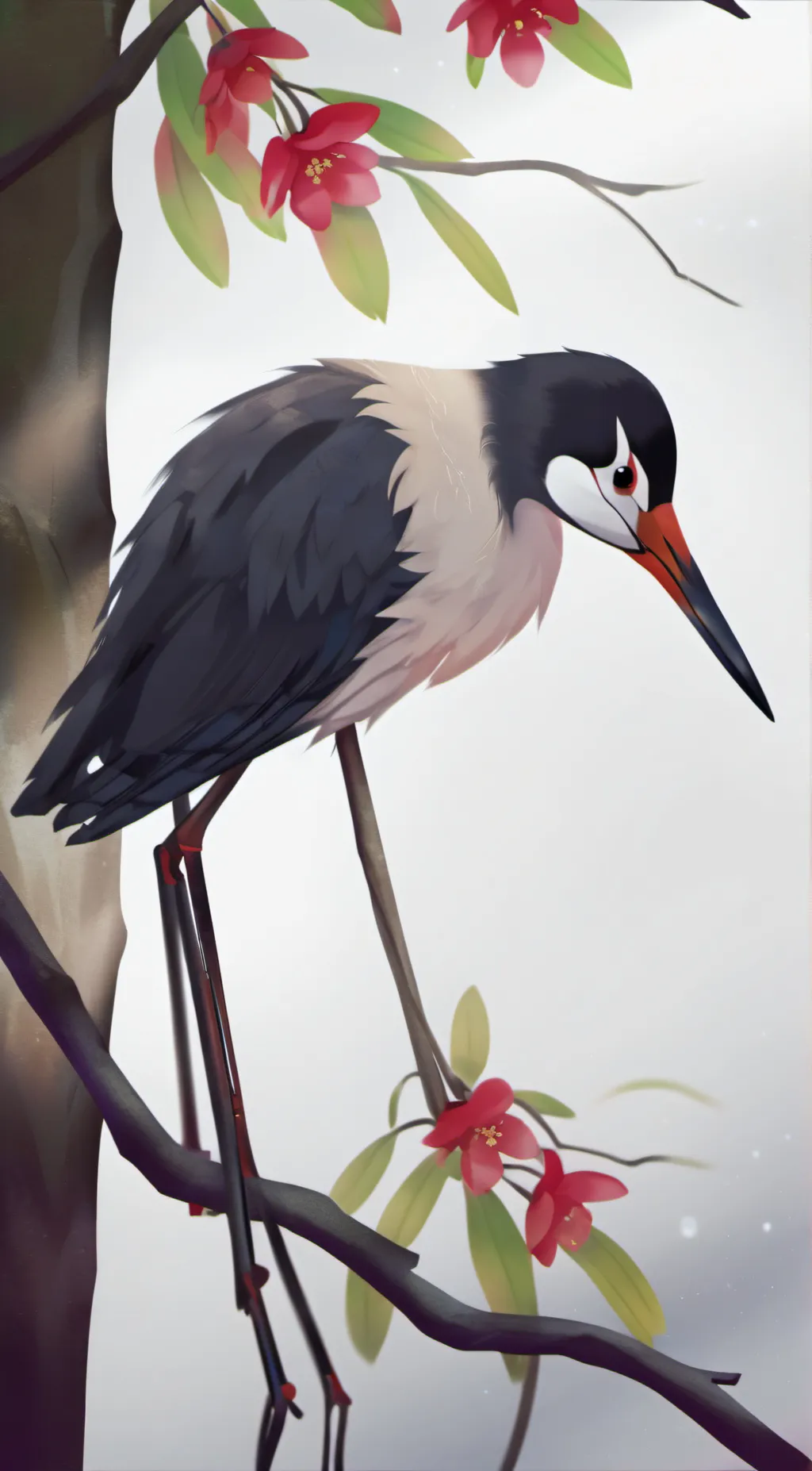 ai character: Bird background