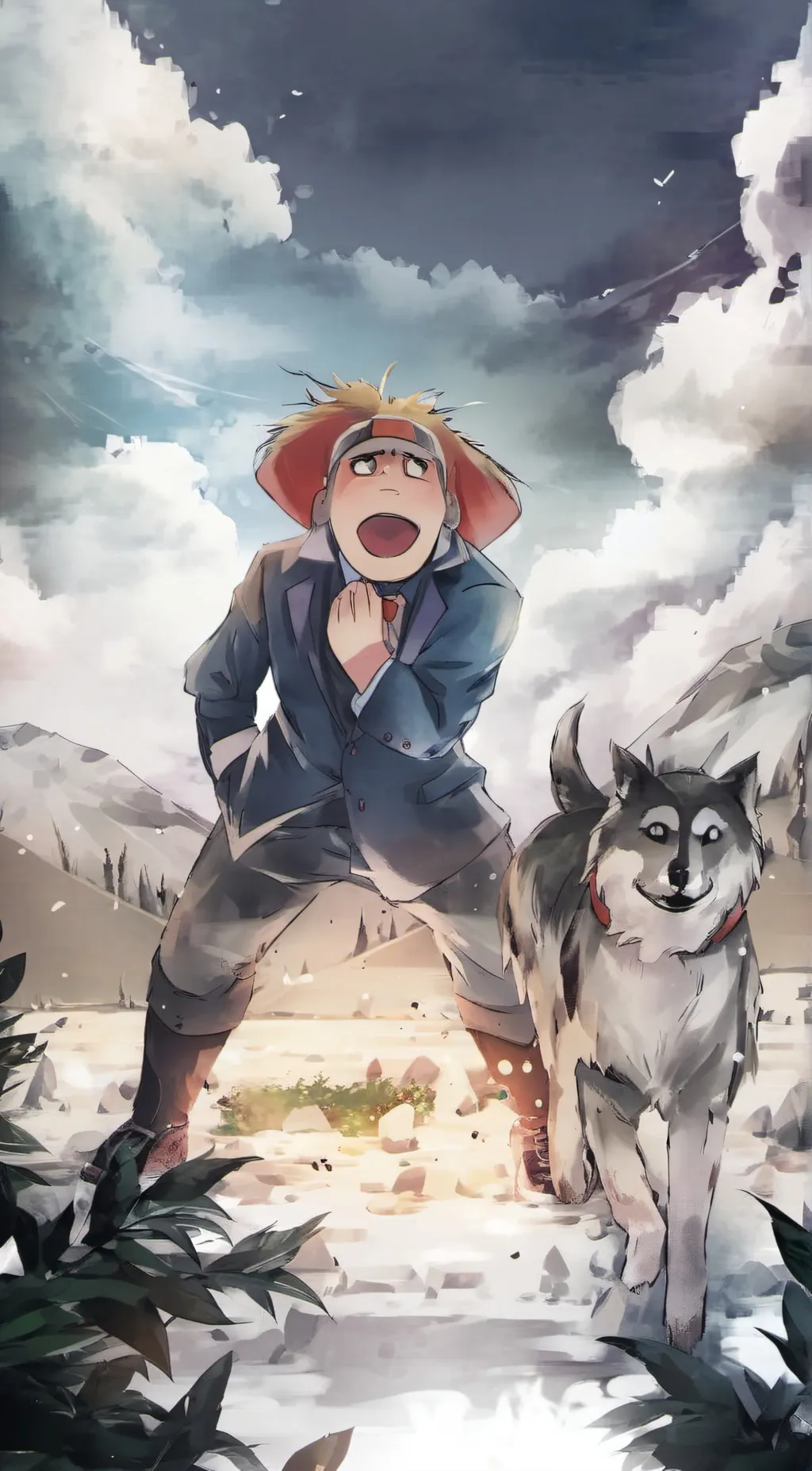 ai character: Dogday background