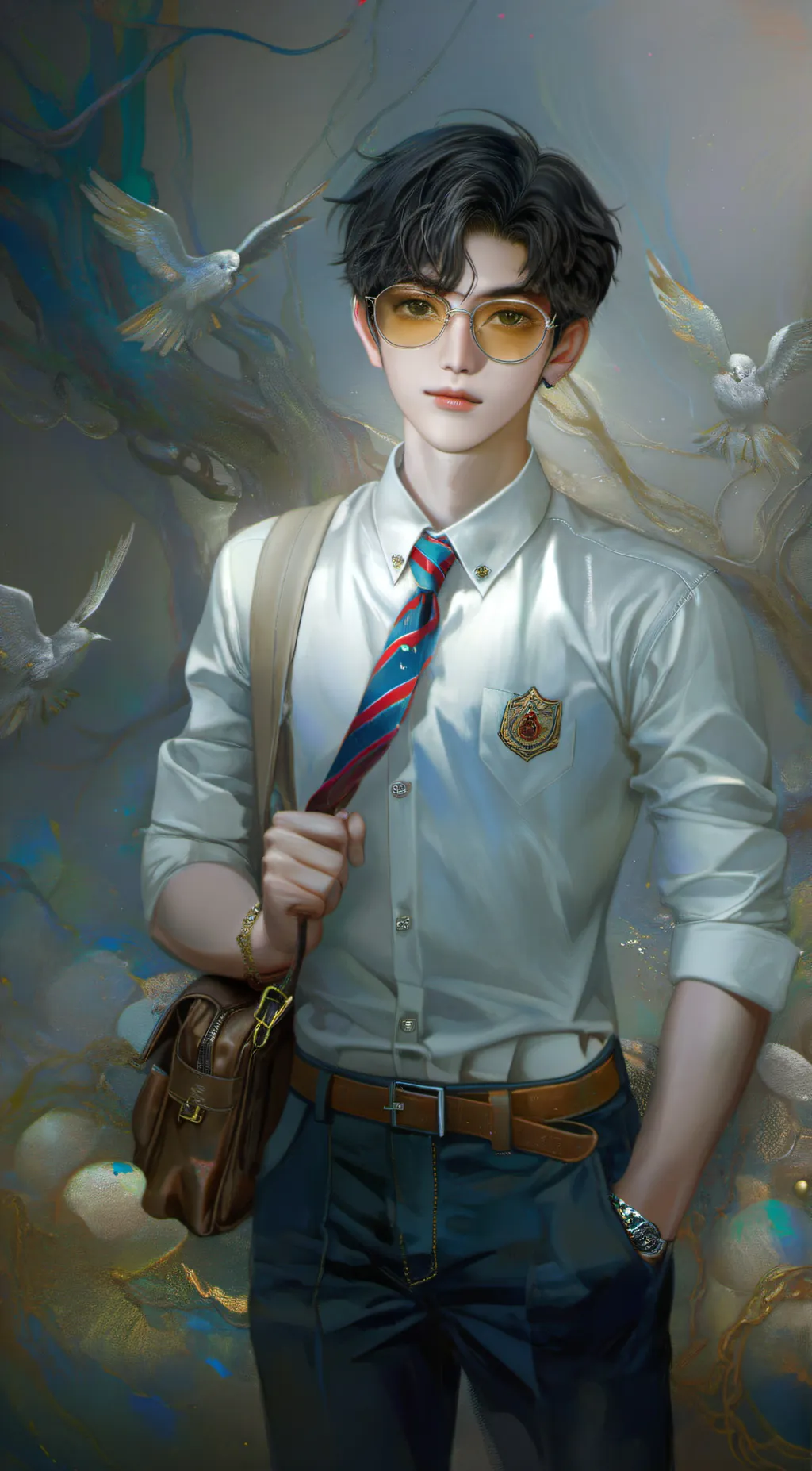 ai character: boys background