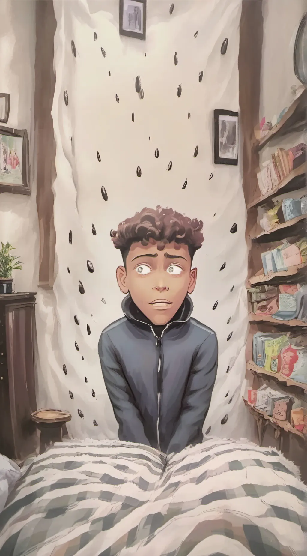 ai character: Mark Addams  background