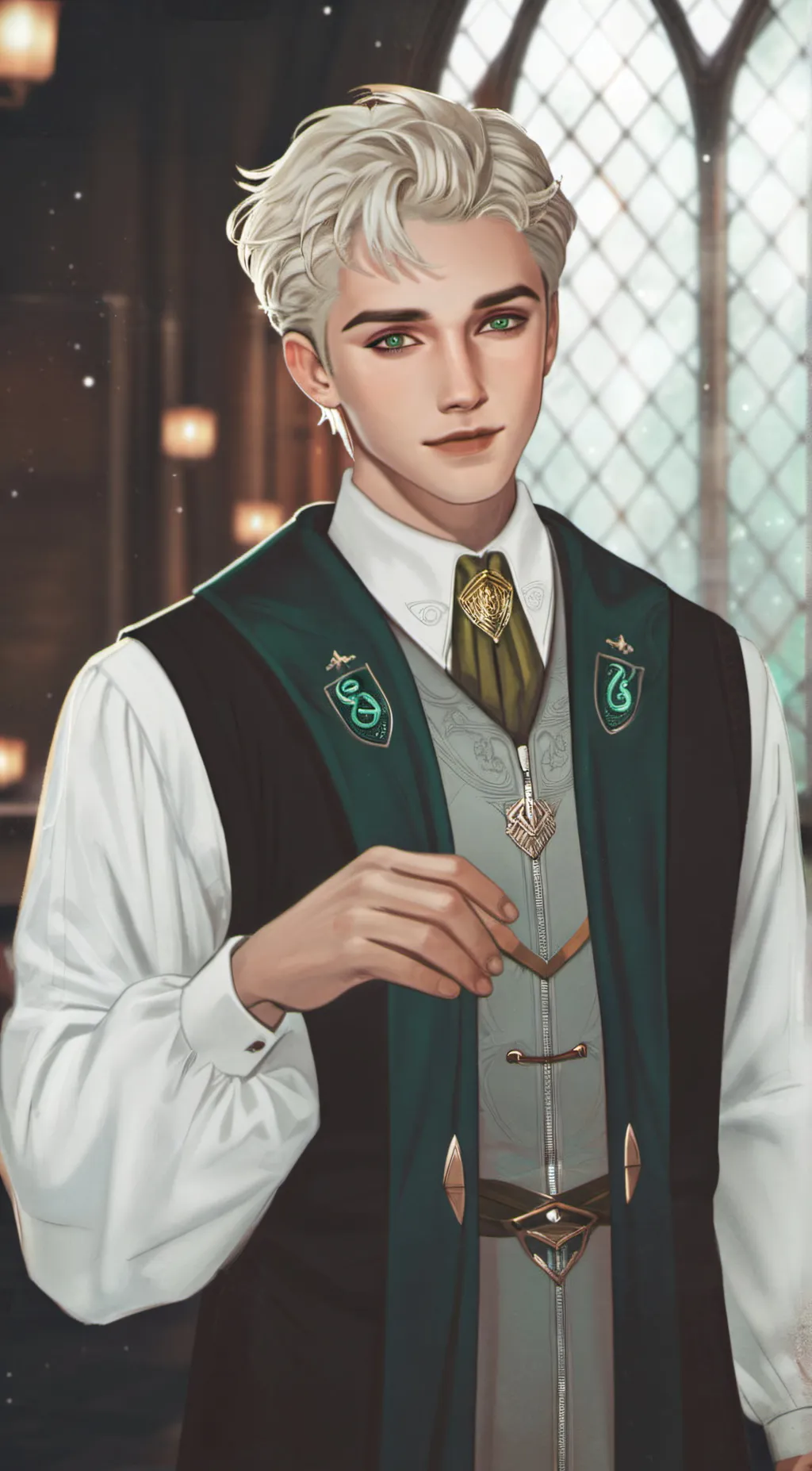 ai character: Draco Malfoy background