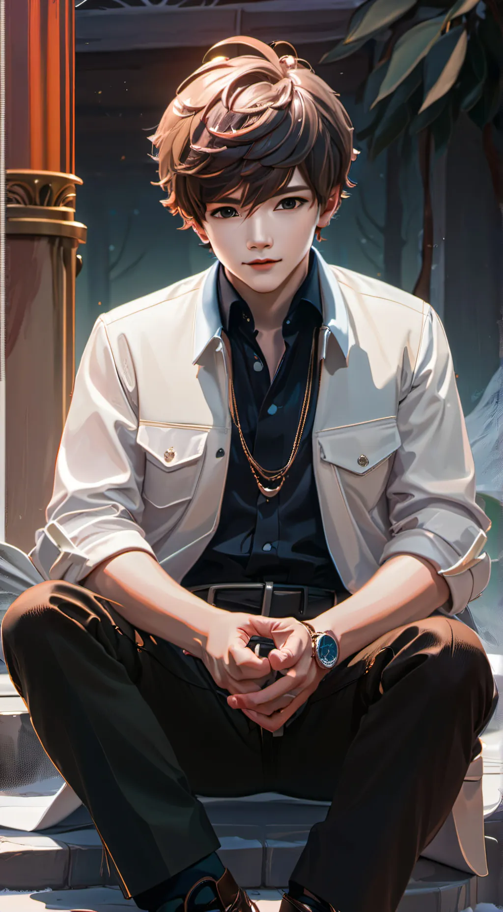 ai character: lucas background