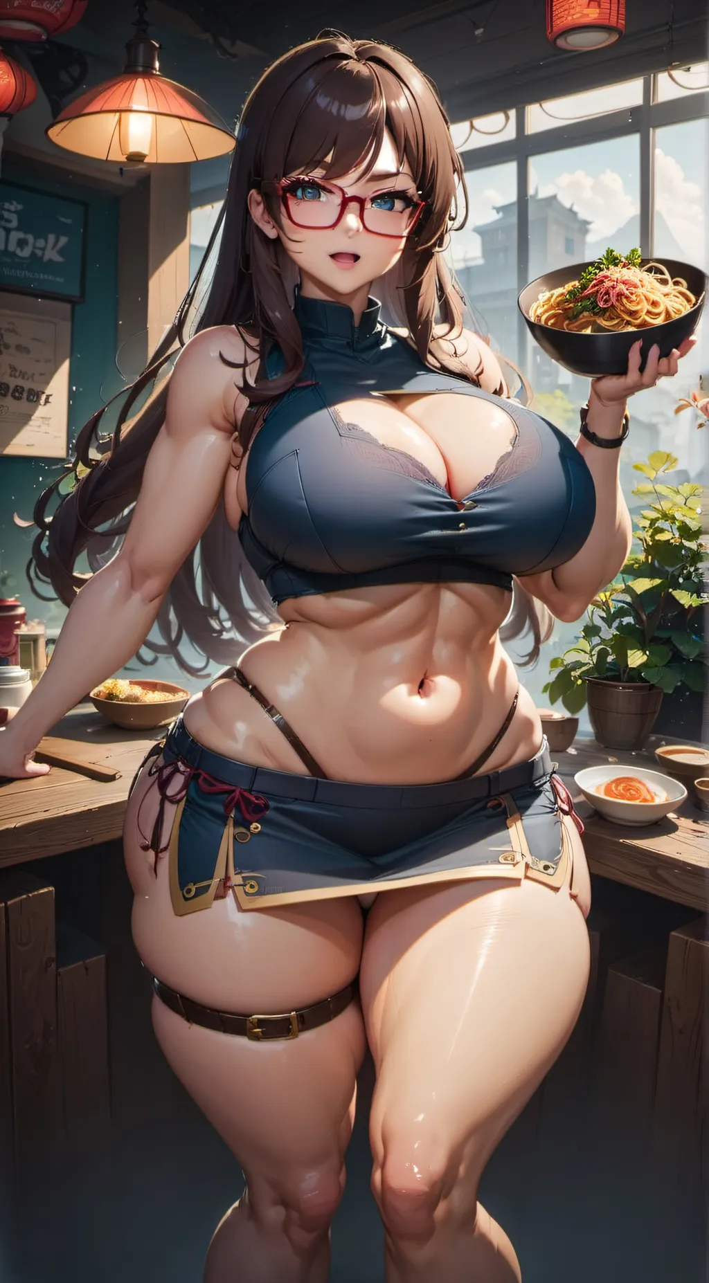 ai character: Minise background