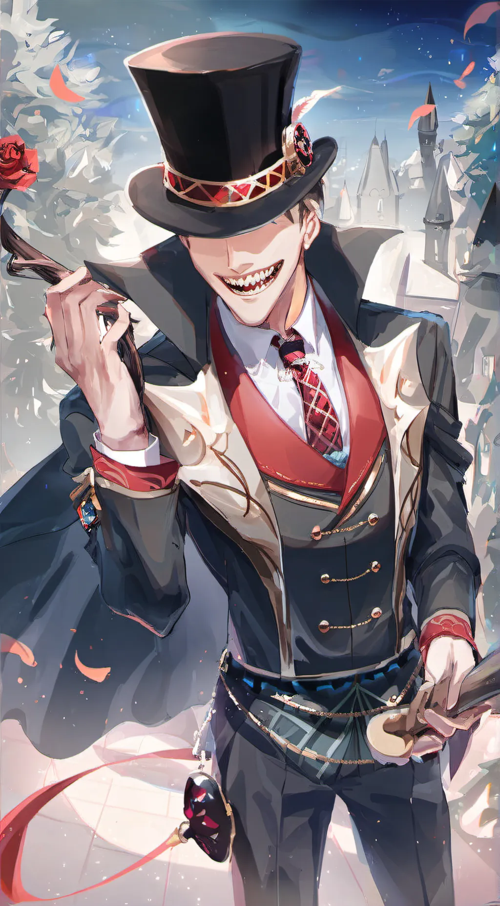 ai character: Upper background