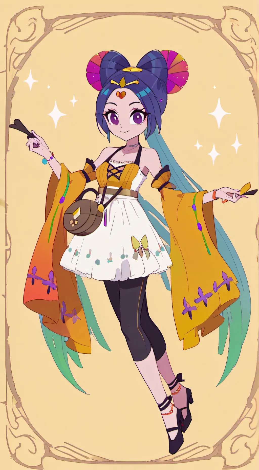 ai character: Mirai background